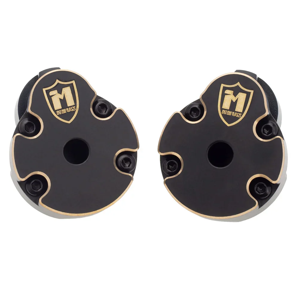 MEUS Racing Ascent 18 Brass Rear Axle Weights Cover for Redcat Ascent-18 1/18 RC Crawler Upgrades Parts