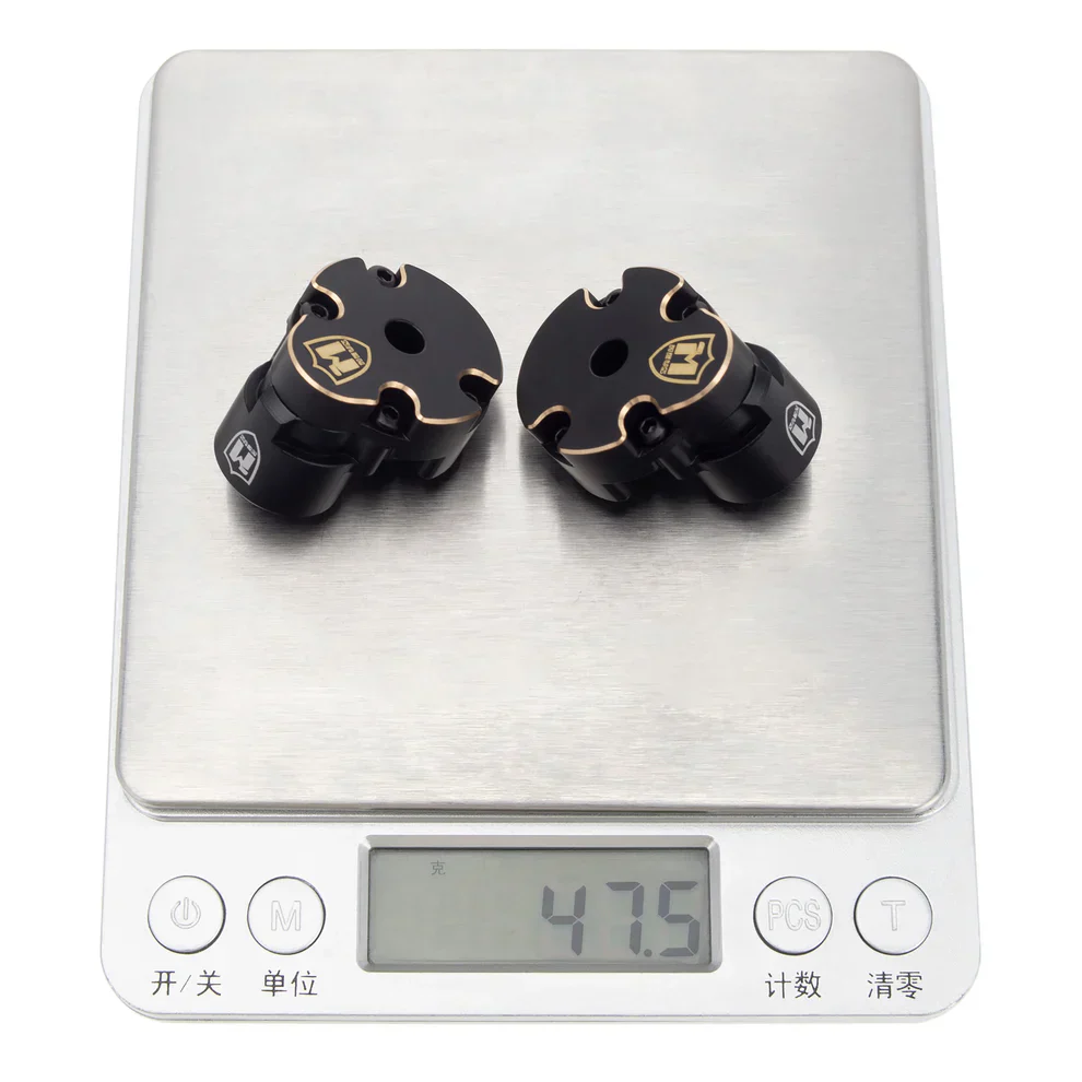 MEUS Racing Ascent 18 Brass Rear Axle Weights Cover for Redcat Ascent-18 1/18 RC Crawler Upgrades Parts - Image 3
