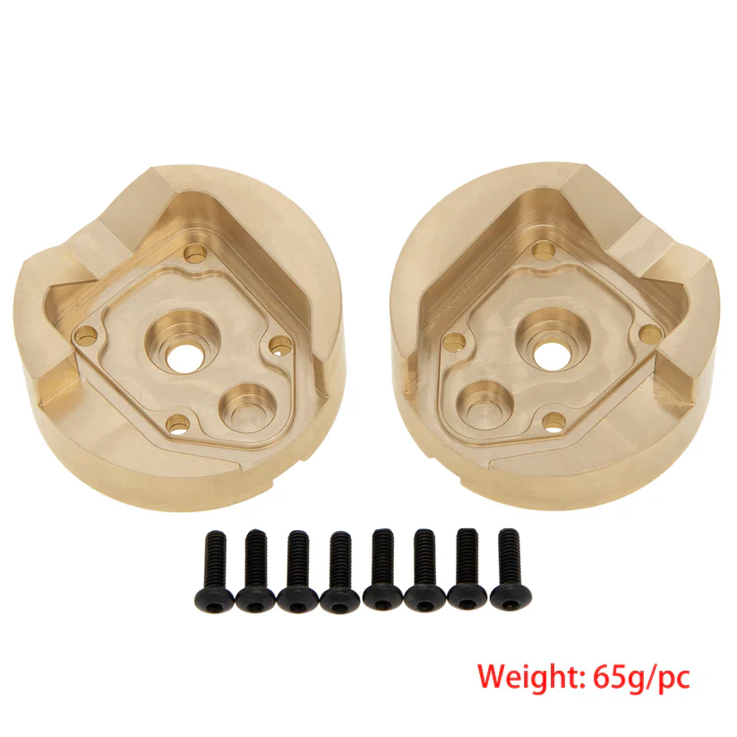 Meus Racing Brass Front Outer Portal Housing For Axial 1/18 UTB18