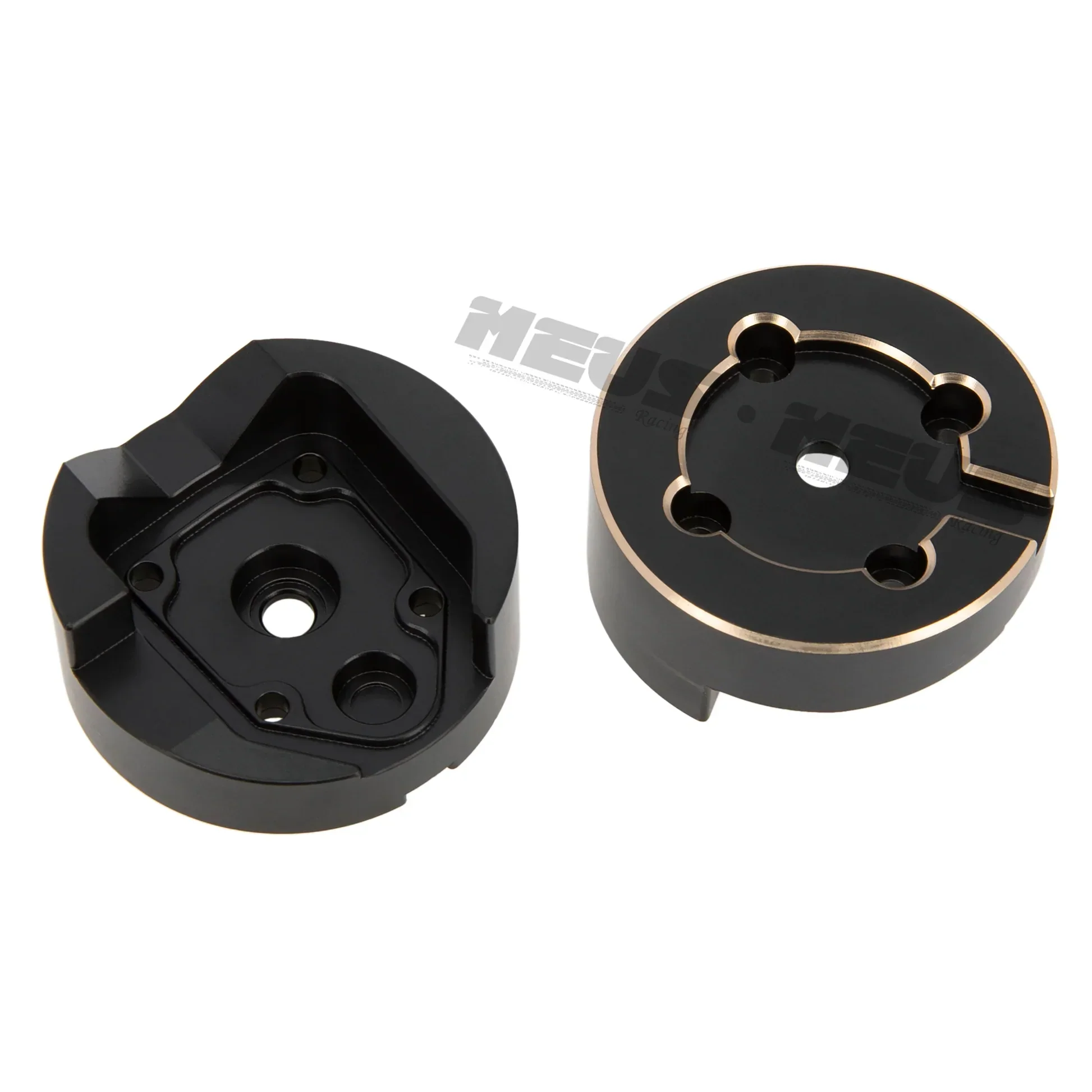 Meus Racing Brass Front Outer Portal Housing For Axial 1/18 UTB18 - BLACK - Image 4