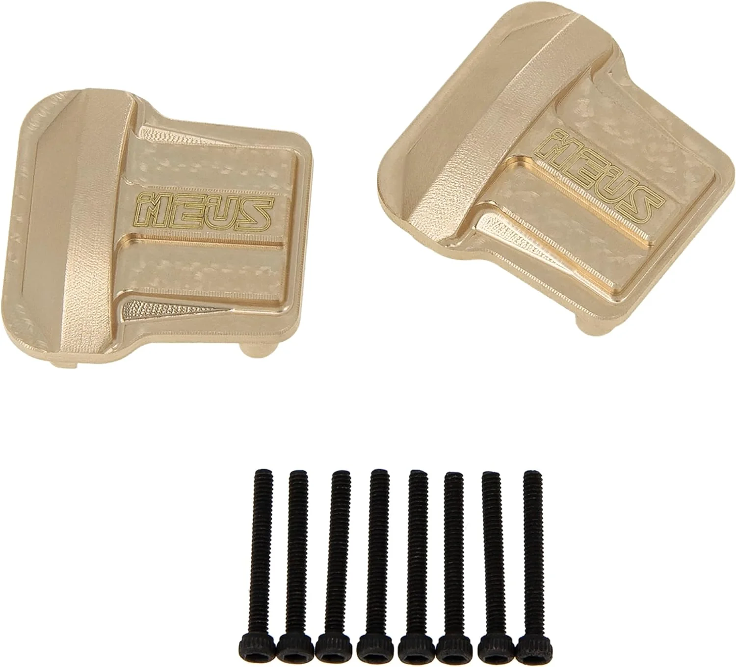 Meus Racing Brass Front Rear Axle Diff Cover for 1/18 RC Crawler Car TRX4M TRX-4M Bronco Defender Upgrade Parts