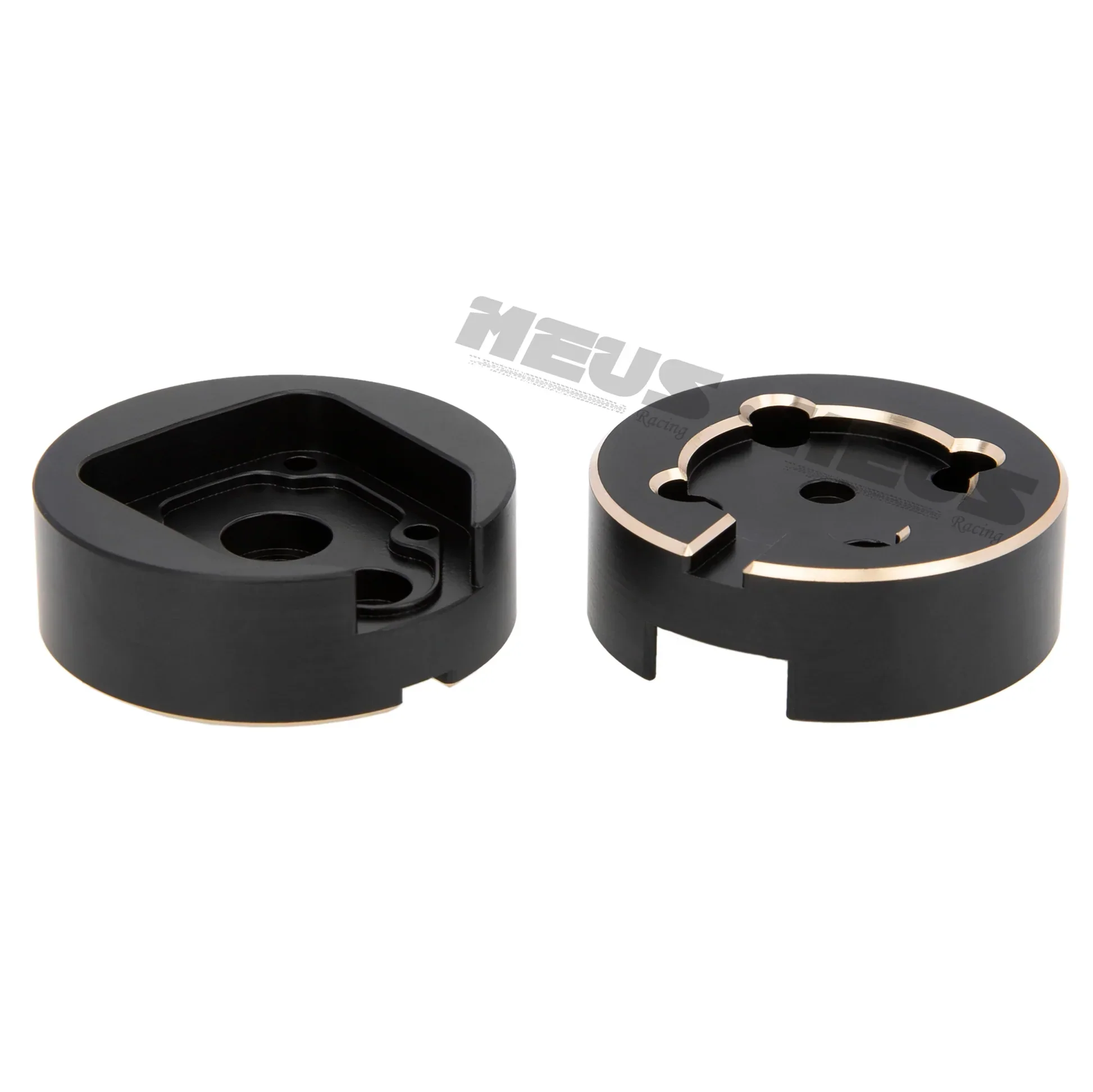 Meus Racing Brass Rear Outer Axle Housing For Axial 1/18 UTB18 - BLACK - Image 2