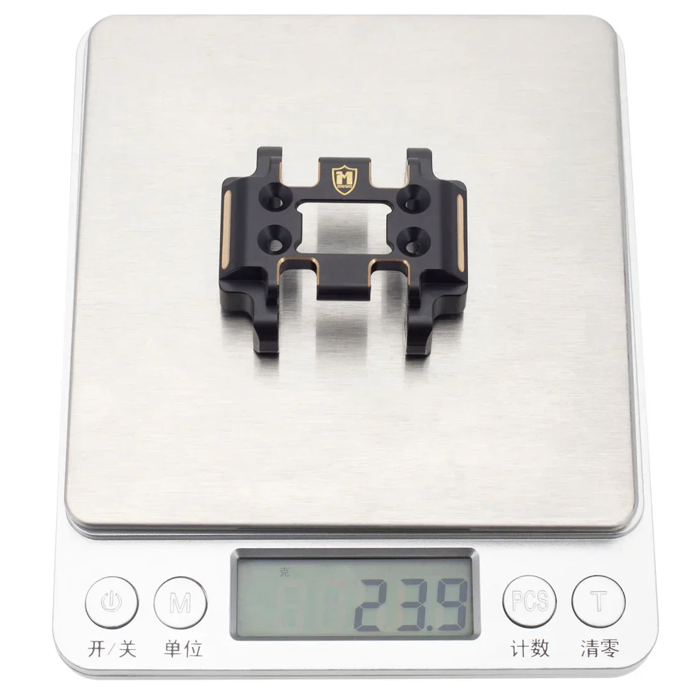 MEUS Racing Brass Skid Plate Transmission Mount For 1/18 Redcat Ascent-18 - Image 5