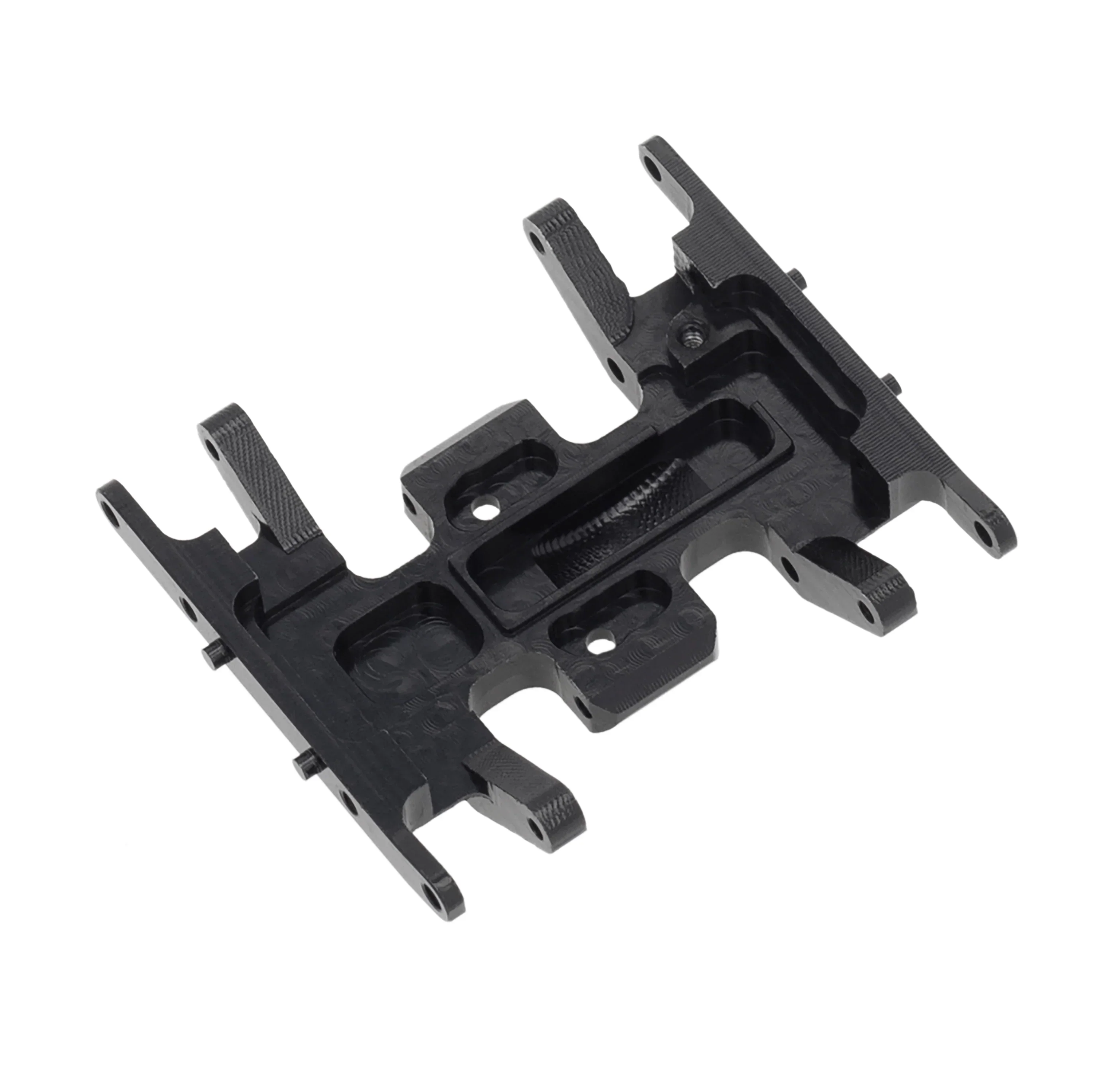 Meus Racing Center Transmission Skid Plate for Axial SCX24 90081 Wrangler - BLACK - Image 3