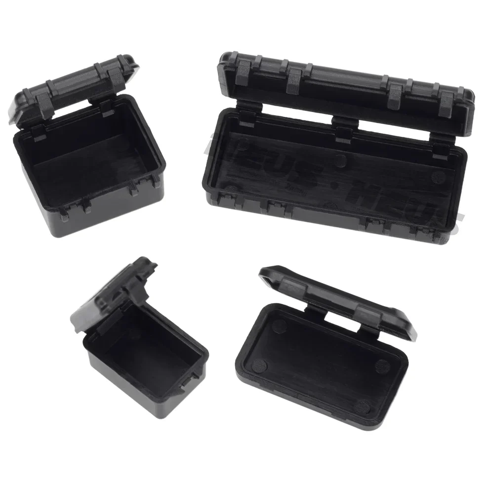 Meus Racing Decoration Parts Plastic Oil Drum Luggage Traction Board Ramps Restoring Sand Ladder Luggage Net for 1/18 TRX4M & 1/24SCX24 - BLACK - Image 4