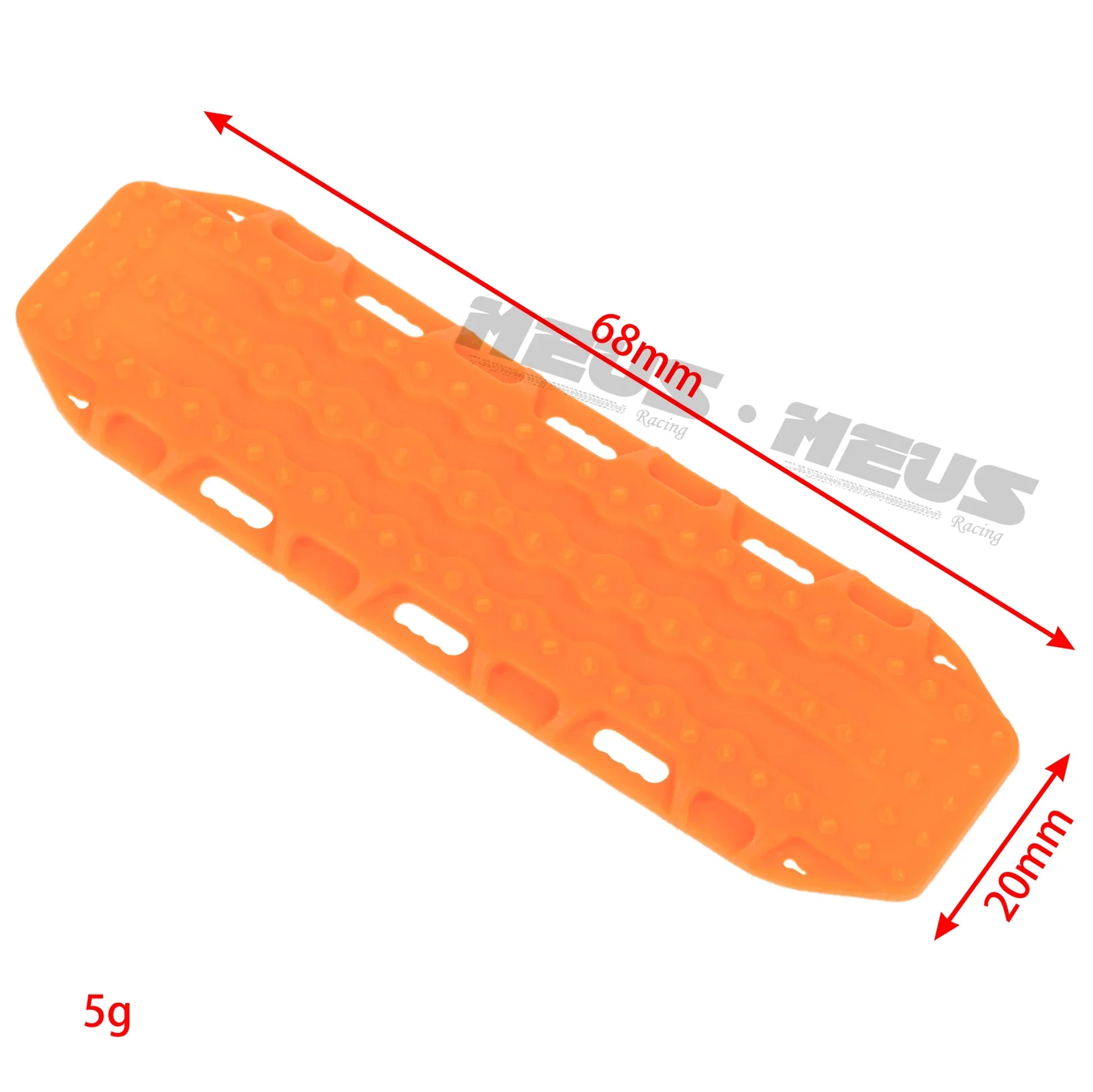 Meus Racing Decoration Parts Plastic Oil Drum Luggage Traction Board Ramps Restoring Sand Ladder Luggage Net for 1/18 TRX4M & 1/24SCX24 - ORANGE - Image 5