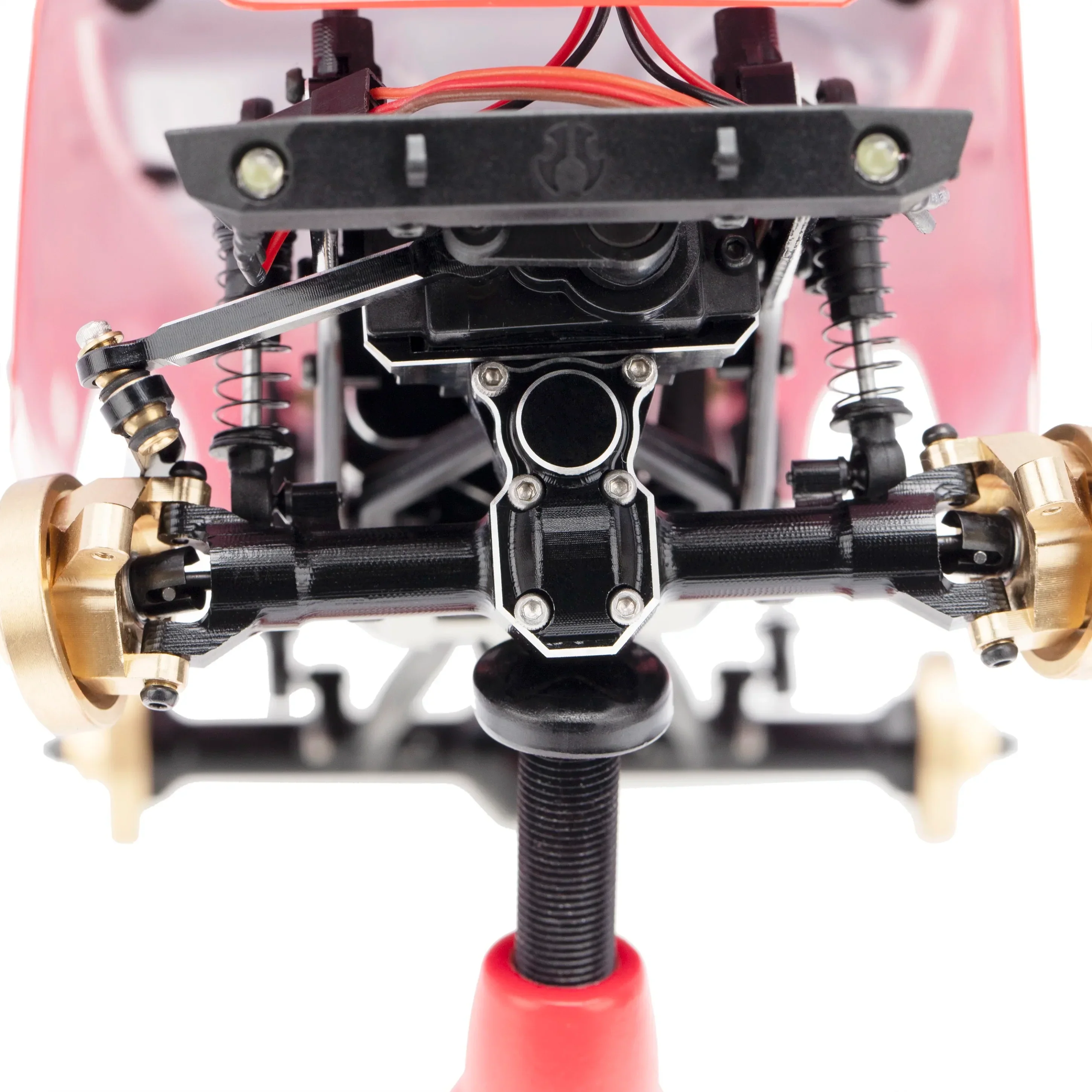 MEUS Racing Front Rear Axle Housing Cover with Back Cover for 1/24 Axial SCX24 90081 RC Car Model Accessories (Front axle + Rear axle) - Image 6