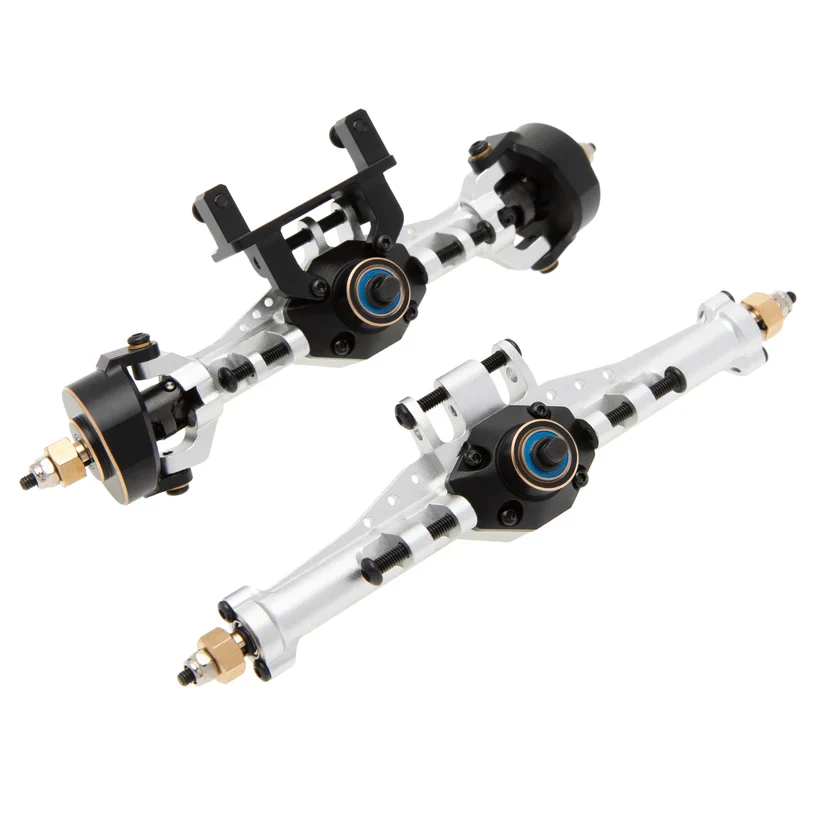 MEUS Racing Isokinetic 3-Section CVD Front and Rear Axles Maximum Steering Angle 52° Wider +5MM forTRX4M Upgrade 1/18 RC Crawler Car - SLIVER - Image 3