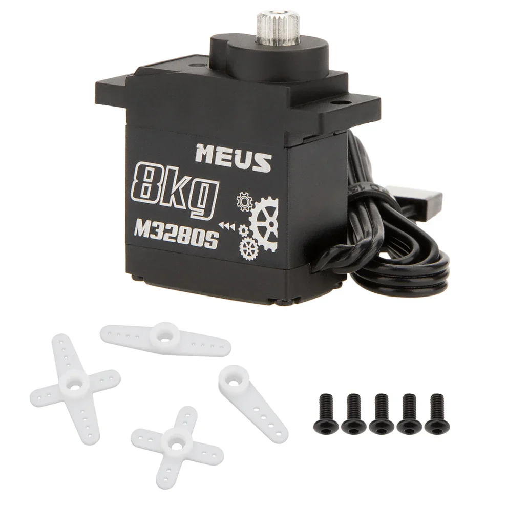 MEUS Racing M3280S 8KG Digital Micro Servo for 1/24 SCX24 1/18 TRX4M Redcat Ascent-18
