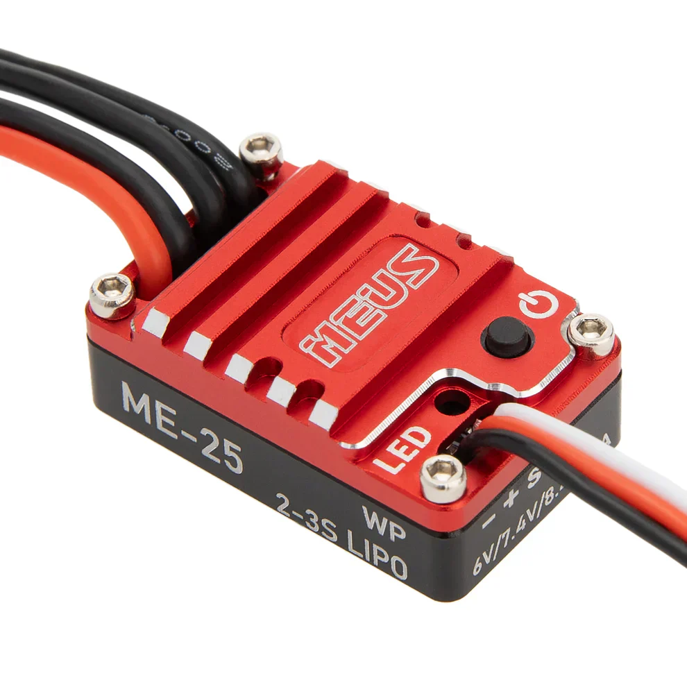 MEUS Racing ME25 25A Brushed Mini ESC for 1/24 SCX24 AX24 FCX24 1/18 TRX4M Ascent-18 RC Crawler - Image 6