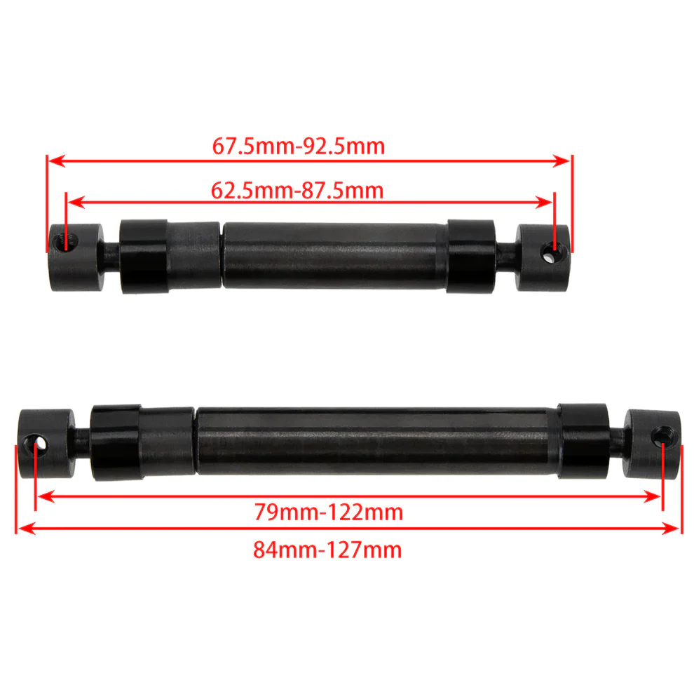 MEUS RACING Metal Drive Shafts Front and Rear for AXIAL 1/18 UTB18 - Image 6