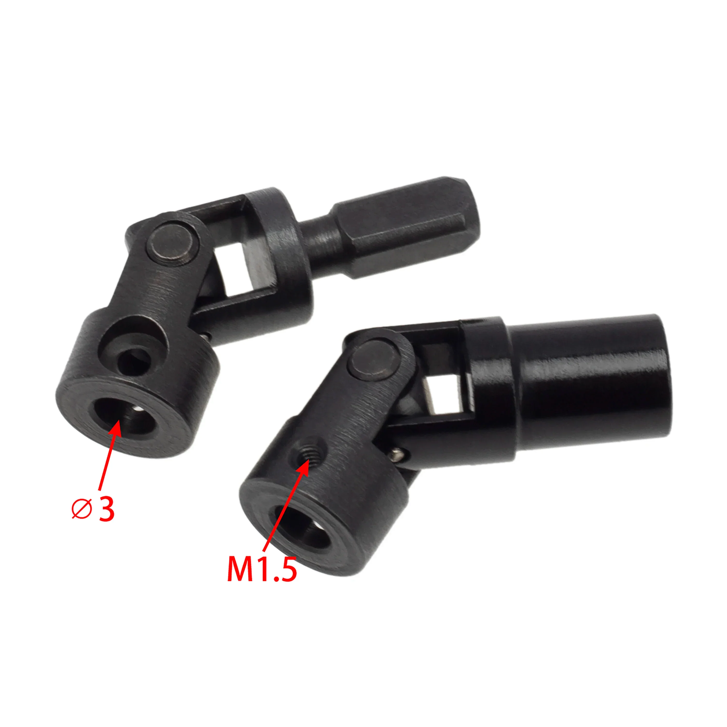 MEUS Racing Metal Front&Rear Drive Shaft for Axial 1/24 SCX24 90081 C10 Jeep Ford Bronco (Section C) - Image 3