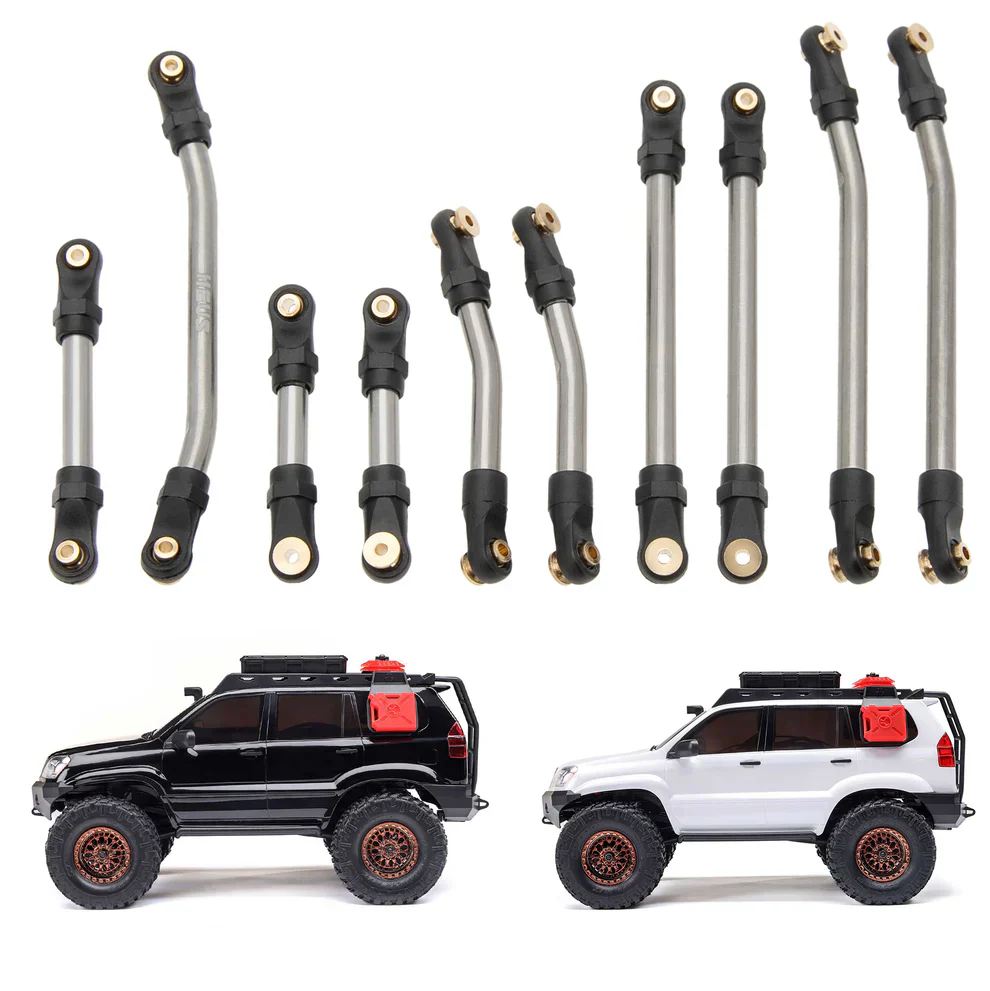 MEUS Racing Metal High Clearance Chassis Links for 1/24 SCX24 Lexus GX 470 - Image 7
