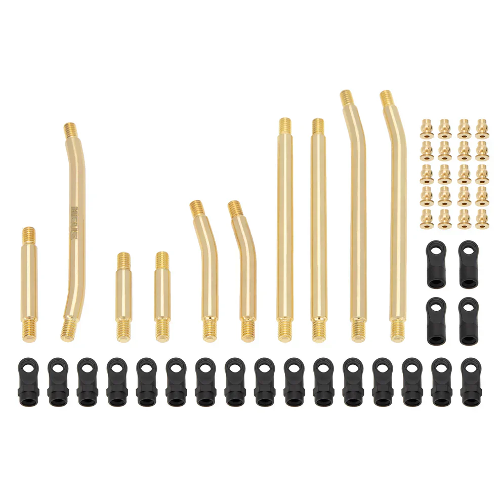 MEUS Racing Metal High Clearance Chassis & Steering Links Set for 1/24 SCX24 Deadbolt Betty - Image 16