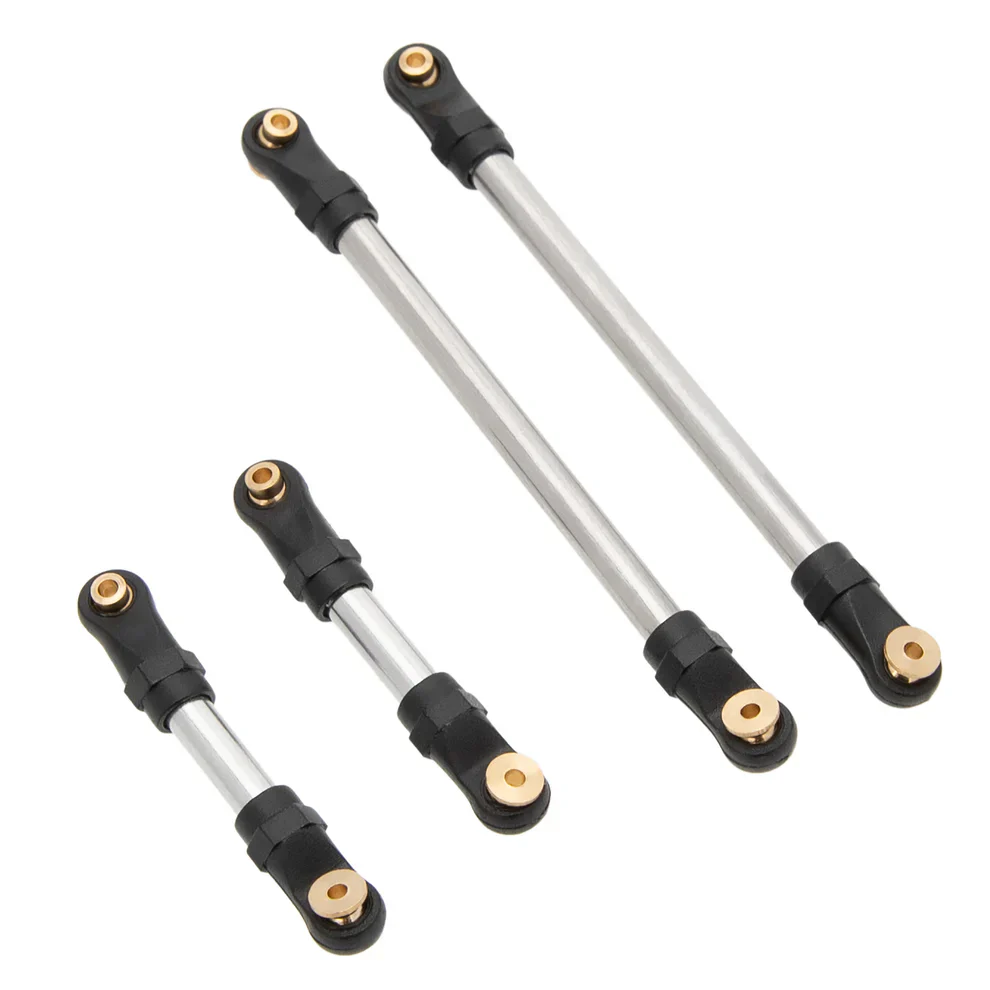 MEUS Racing Metal High Clearance Chassis & Steering Links Set for 1/24 SCX24 Deadbolt Betty - Image 5