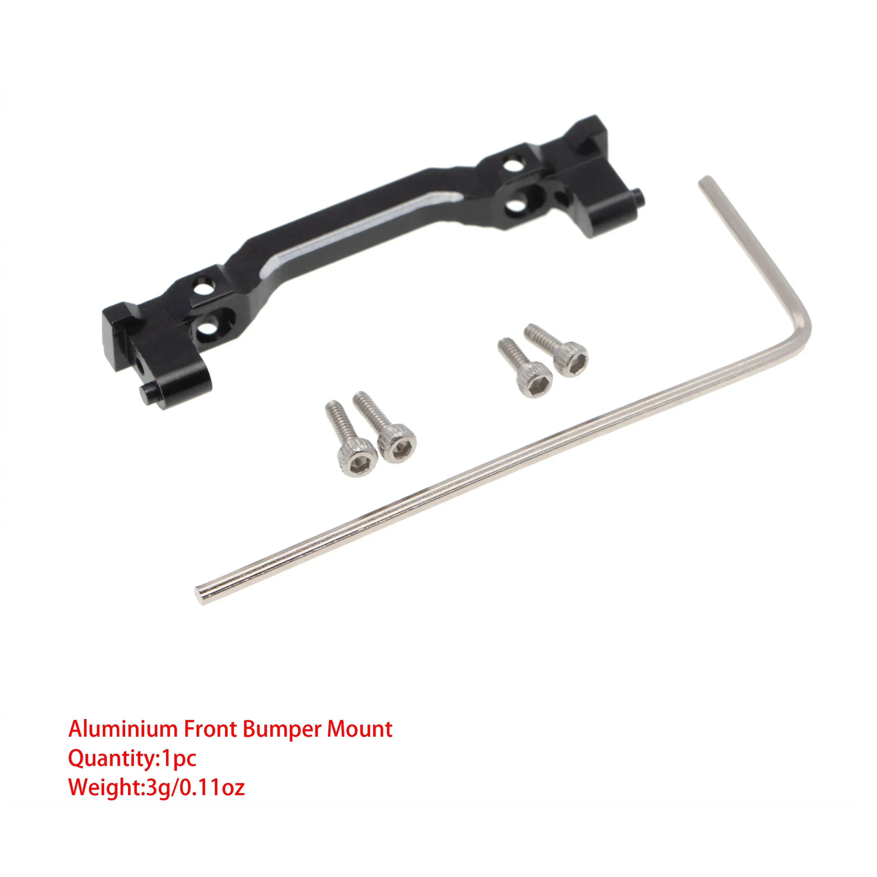 MEUS Racing NEW Front Bumper Mount Crossmember Crash Barrier Frame Fixed Seat for 1/24 Axial SCX24 90081 RC Car parts