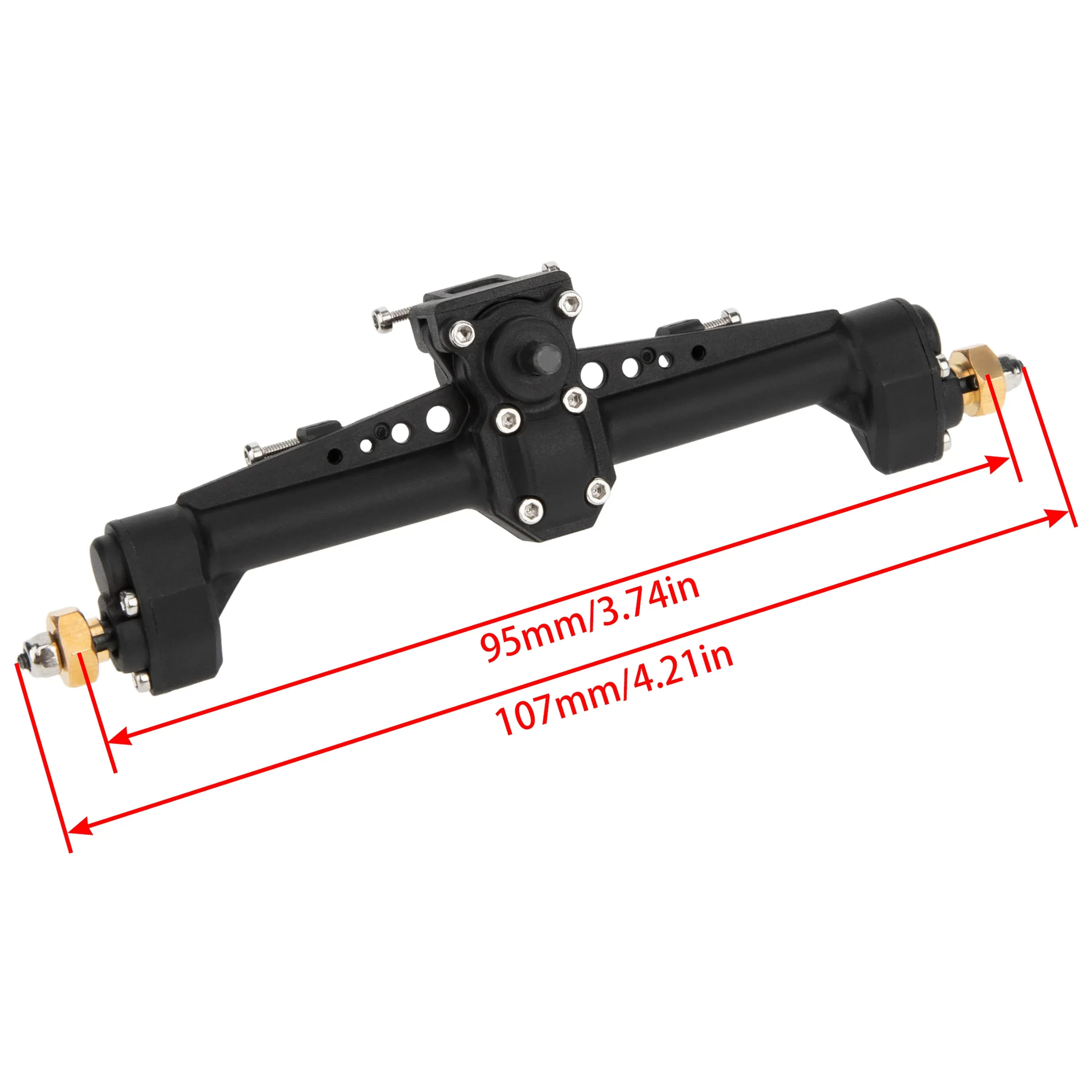 Meus Racing Plastic Nylon Portal Axle Center Axle for Axial SCX24 6×6 - Image 6