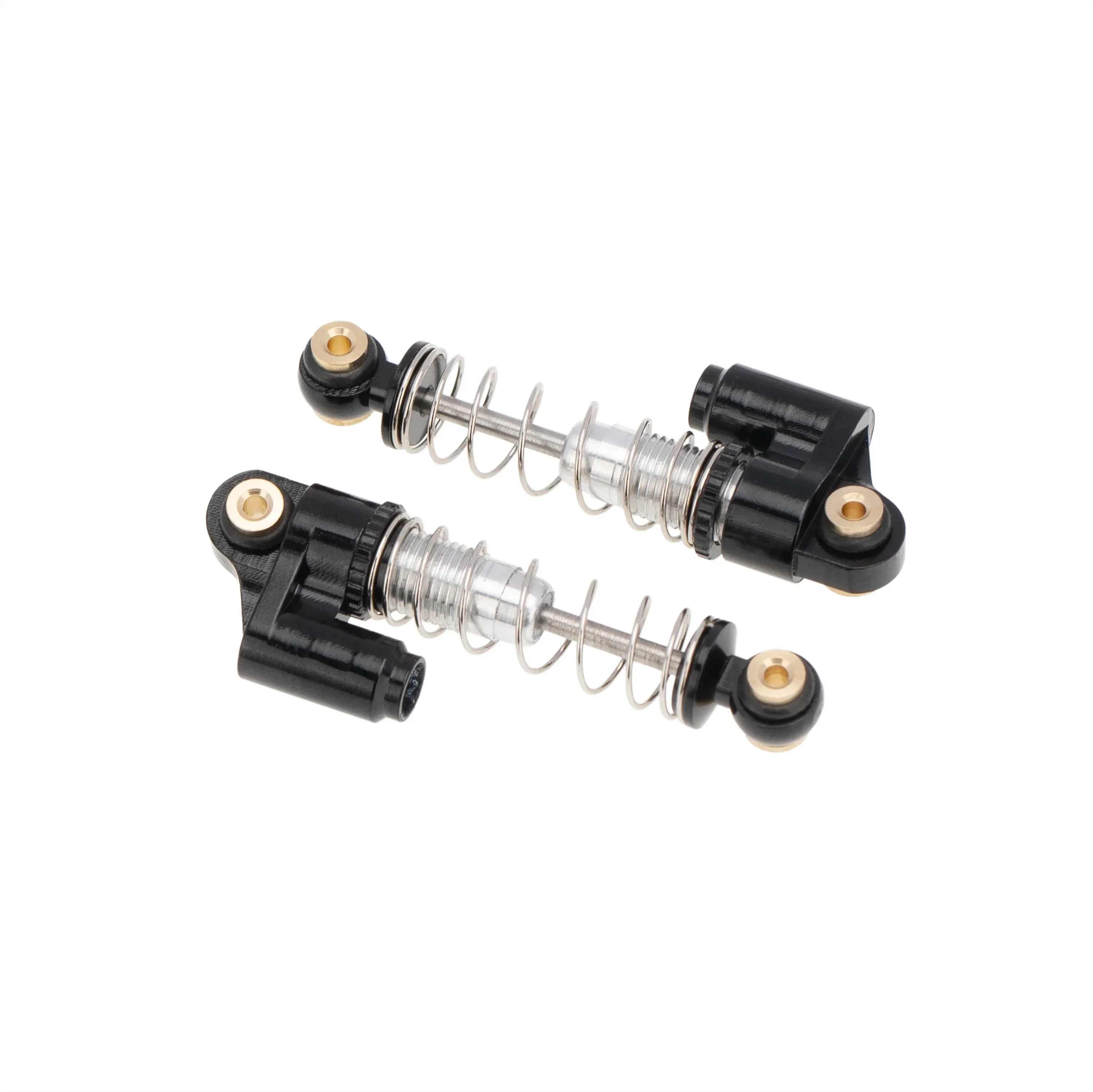 MEUS Racing Remote Control Cars Threaded Shocks for Axial SCX24 AXI00002 1/24 RC Truck Crawlers Parts (Black) - Image 3