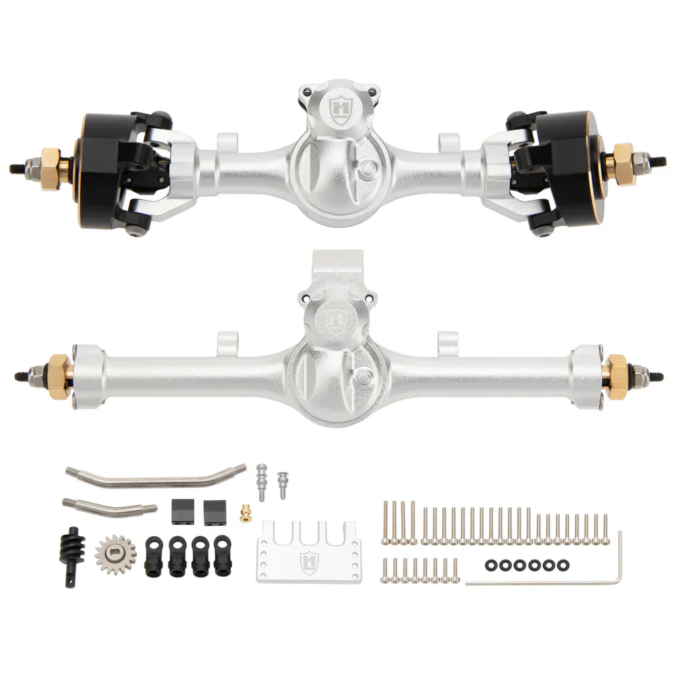 MEUS Racing SCX24 Metal V2 Isokinetic Front Rear Axles +5MM Isokinetic 3-Section CVD With 52° Steering Angle for 1/24 SCX24 - Image 10