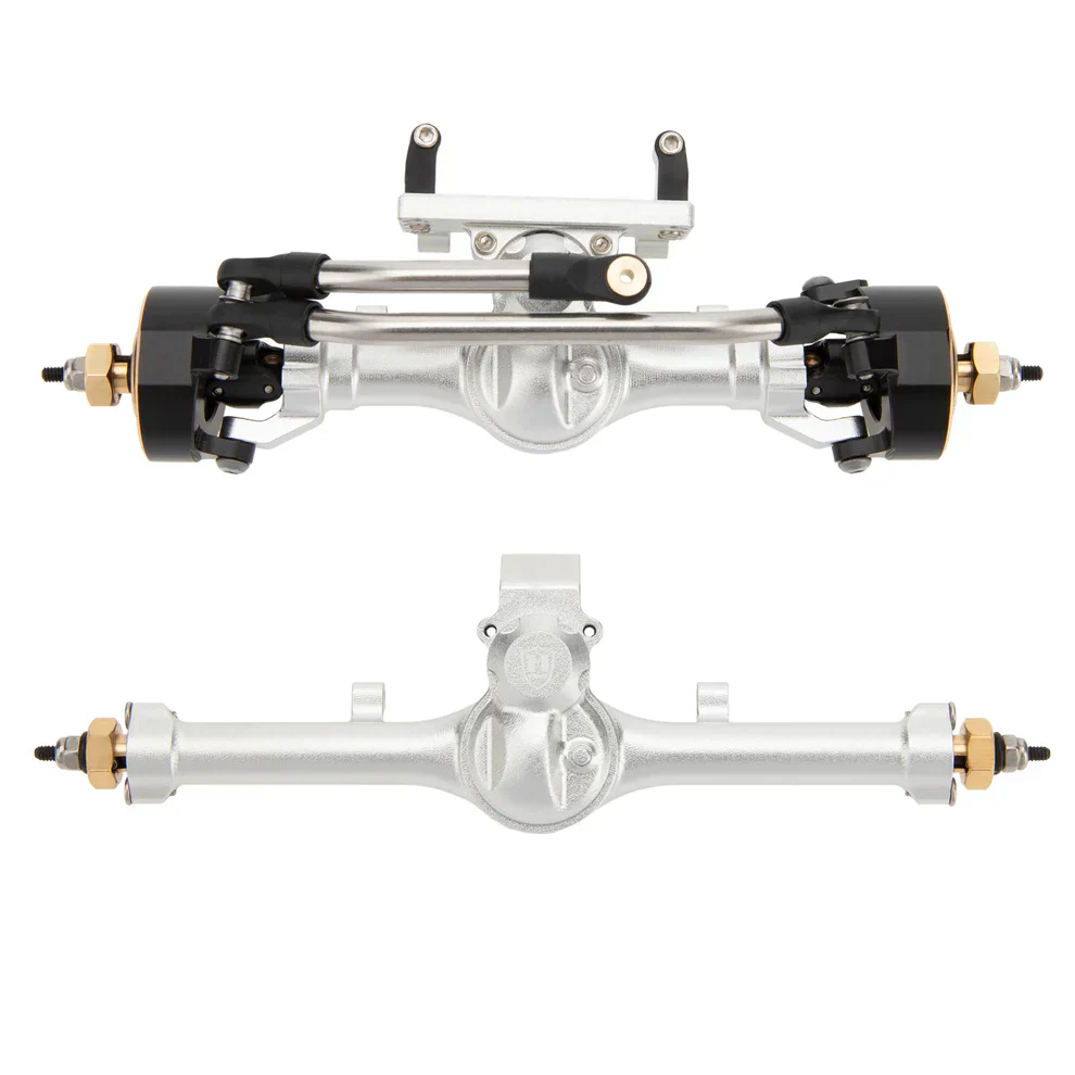 MEUS Racing SCX24 Metal V2 Isokinetic Front Rear Axles +5MM Isokinetic 3-Section CVD With 52° Steering Angle for 1/24 SCX24 - Image 3