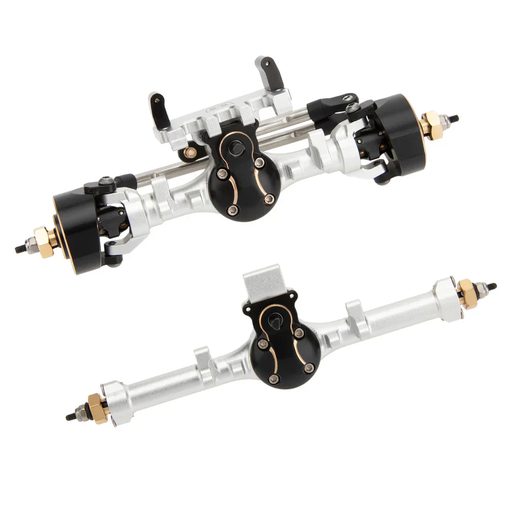 MEUS Racing SCX24 Metal V2 Isokinetic Front Rear Axles +5MM Isokinetic 3-Section CVD With 52° Steering Angle for 1/24 SCX24 - Image 5