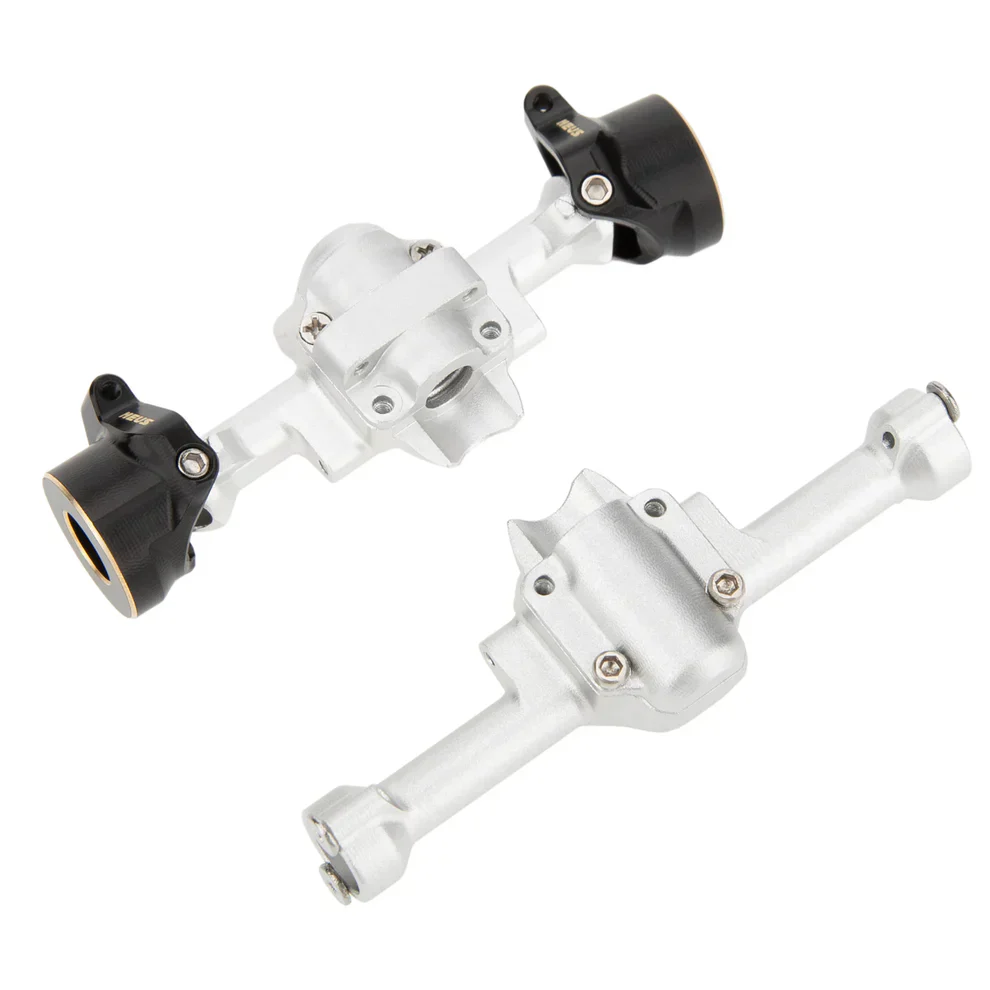 MEUS Racing SCX30 Axle Housing with Diff Covers and Steering Knuckles for Axial SCX30 - Image 12