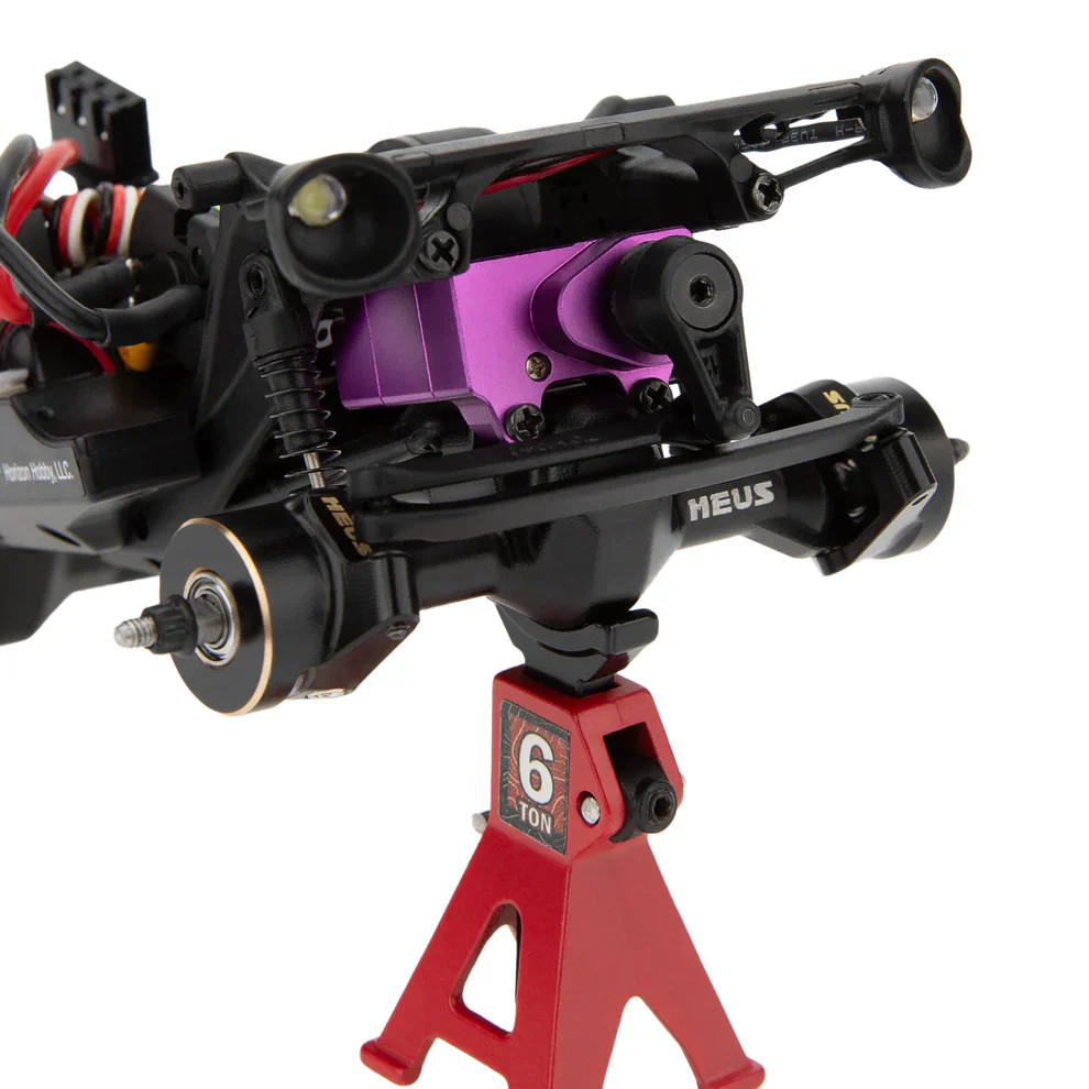 MEUS Racing SCX30 Axle Housing with Diff Covers and Steering Knuckles for Axial SCX30 - Image 8