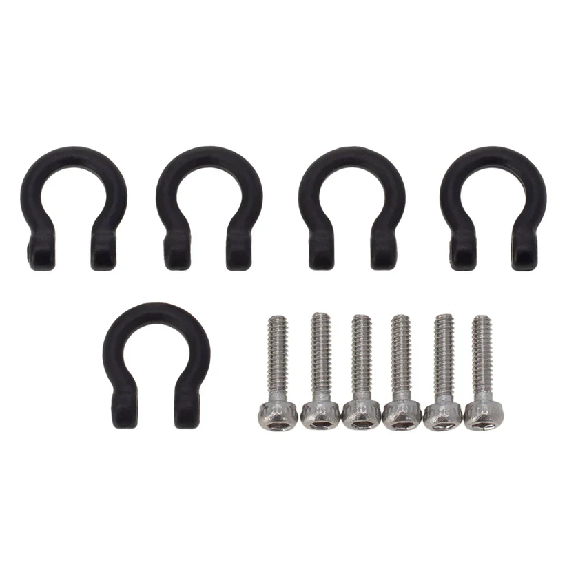 MEUS Racing Simulation U-shaped Metal Shackle Trailer hook for SCX24 TRX4M - Model A Round - Image 2