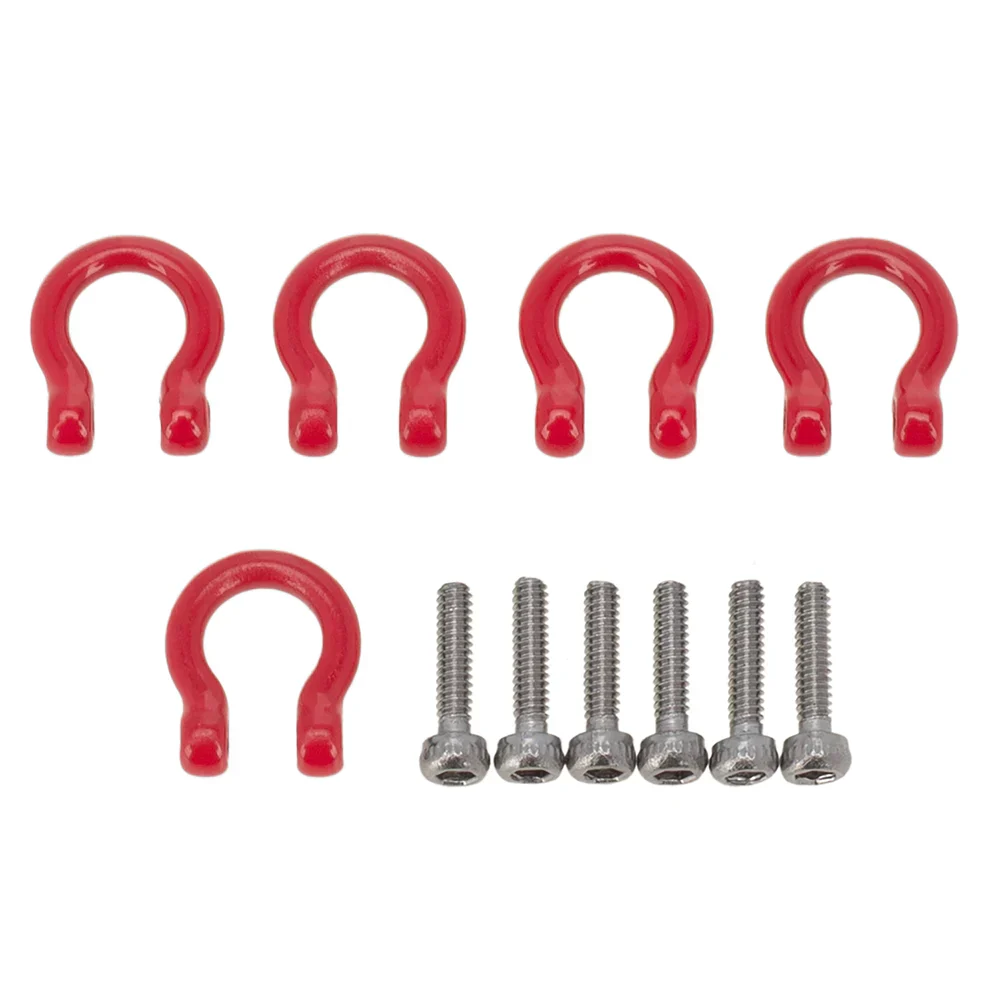 MEUS Racing Simulation U-shaped Metal Shackle Trailer hook for SCX24 TRX4M - Model A Round - Image 5