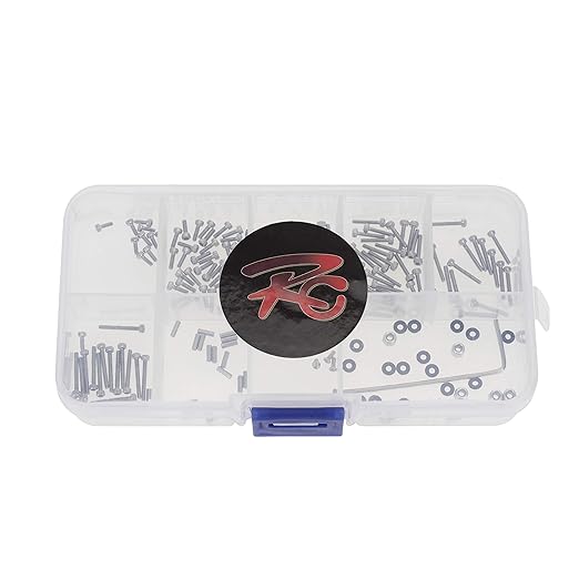 MEUS RACING Stainless Steel Full Car Screws Screw Box Set for Axial SCX24 90081 - Image 2