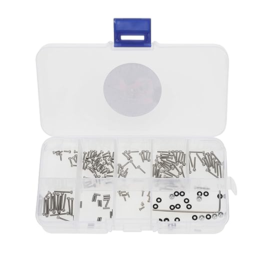 MEUS RACING Stainless Steel Full Car Screws Screw Box Set for Axial SCX24 90081 - Image 4
