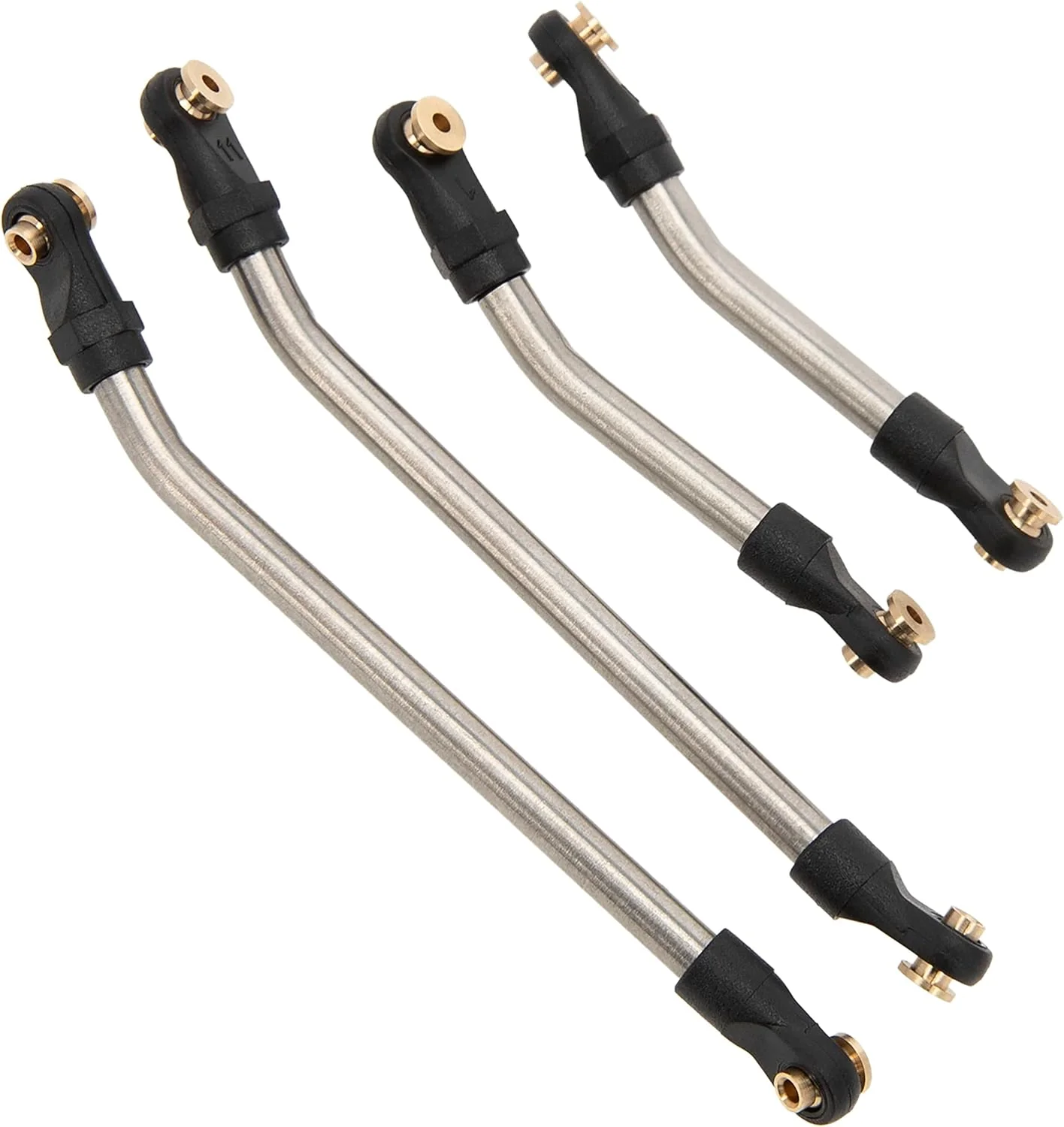 MEUS Racing Stainless Steel High Clearance Chassis Links Steering Links Set 10pcs 155mm Wheelbase for 1/24 Rock Crawler SCX24 Gladiator AXI00005 - Image 6