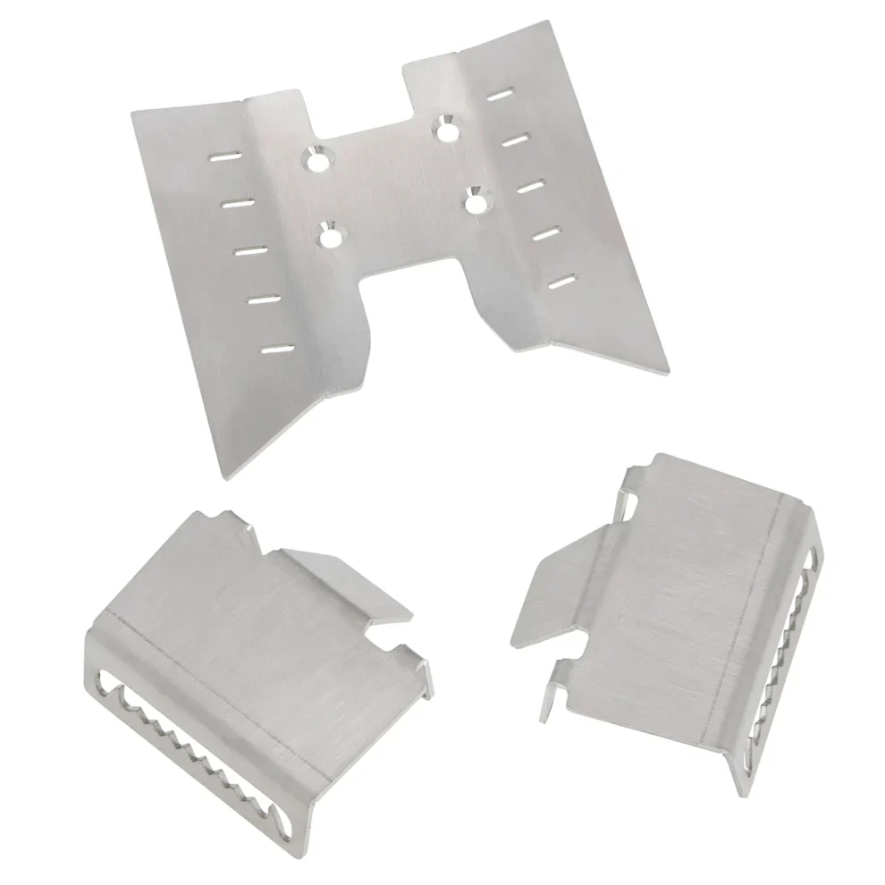 MEUS RACING Stainless Steel Skid Plate Chassis Armor Kit for AXIAL 1/18 UTB18 - Image 3