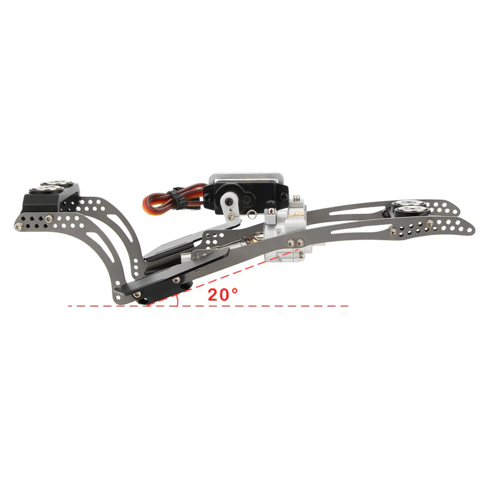 MEUS Racing Titanium LCG MD24 Chassis/ MD24 Dig Chassis Drive Shafts & Chassis Links for 1/24 SCX24 - Image 16