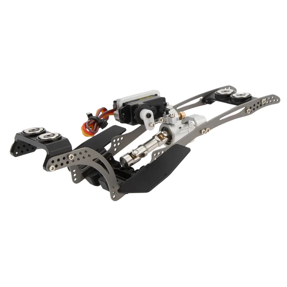MEUS Racing Titanium LCG MD24 Chassis/ MD24 Dig Chassis Drive Shafts & Chassis Links for 1/24 SCX24 - Image 7