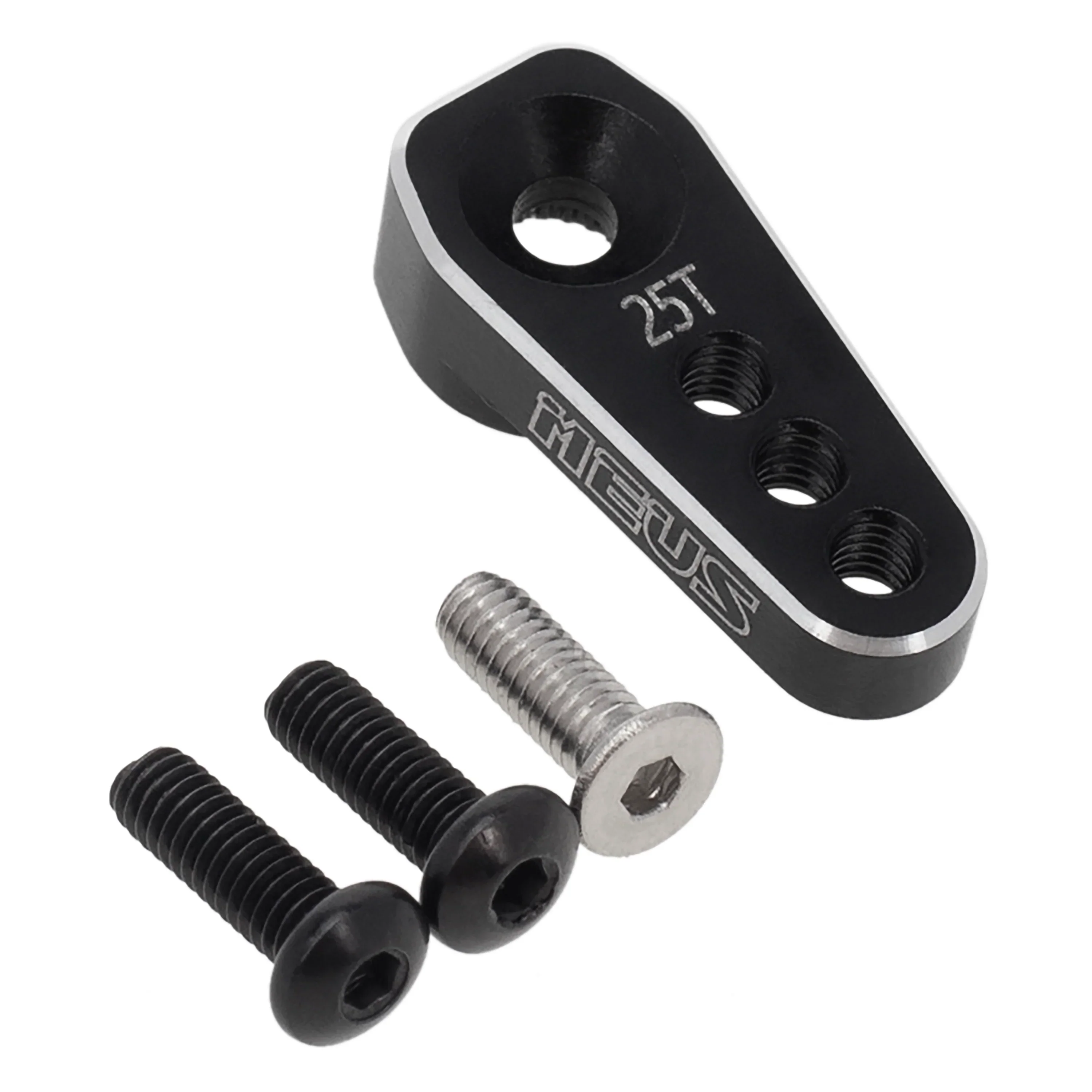MEUS Racing TRX4M Adjustable Brass Servo Mount Horizontal Servo Mount Stainless Steel Linkage Kit for 1/18 TRX4M Bronco Defender RC Crawler Upgrade Parts (Brass Mount+ Steering Horn) - Image 2