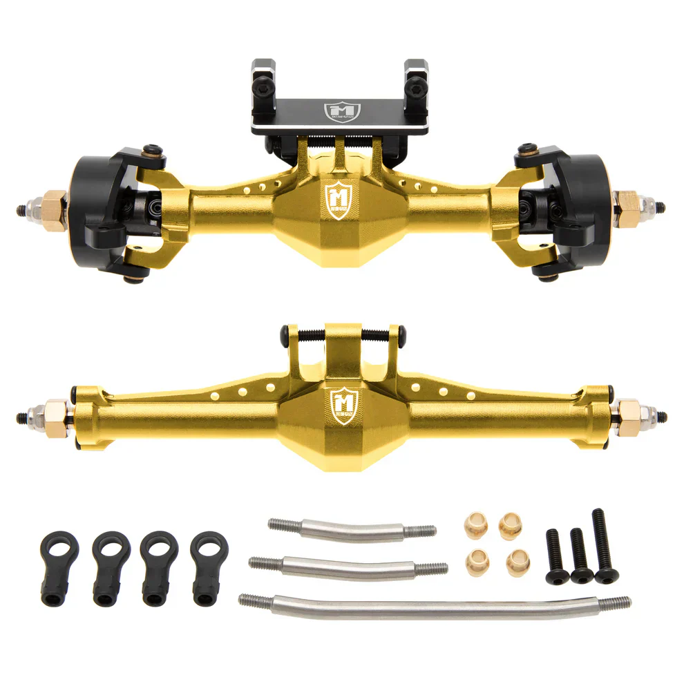 MEUS Racing TRX4M Metal Isokinetic Front Rear Axles with 3-Section CVDs for 1/18 TRX4M Bronco Land Rover Defender K10 High Trail - Image 3