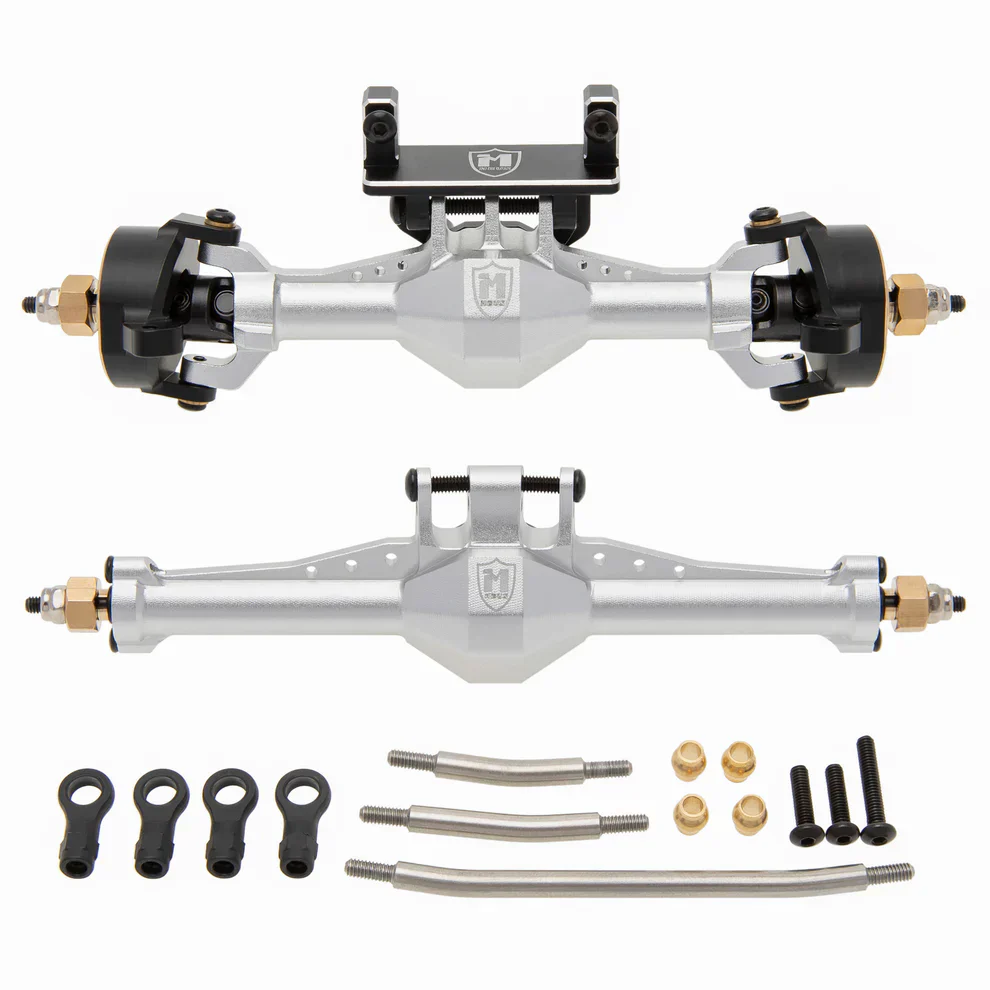 MEUS Racing TRX4M Metal Isokinetic Front Rear Axles with 3-Section CVDs for 1/18 TRX4M Bronco Land Rover Defender K10 High Trail - Image 4