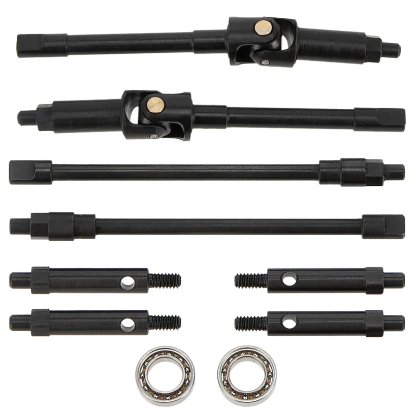 MEUS Racing Universal Joint Drive Shaft Cross Knot CVD Drive Kit for SCX24 MEUS Component Portal Axles