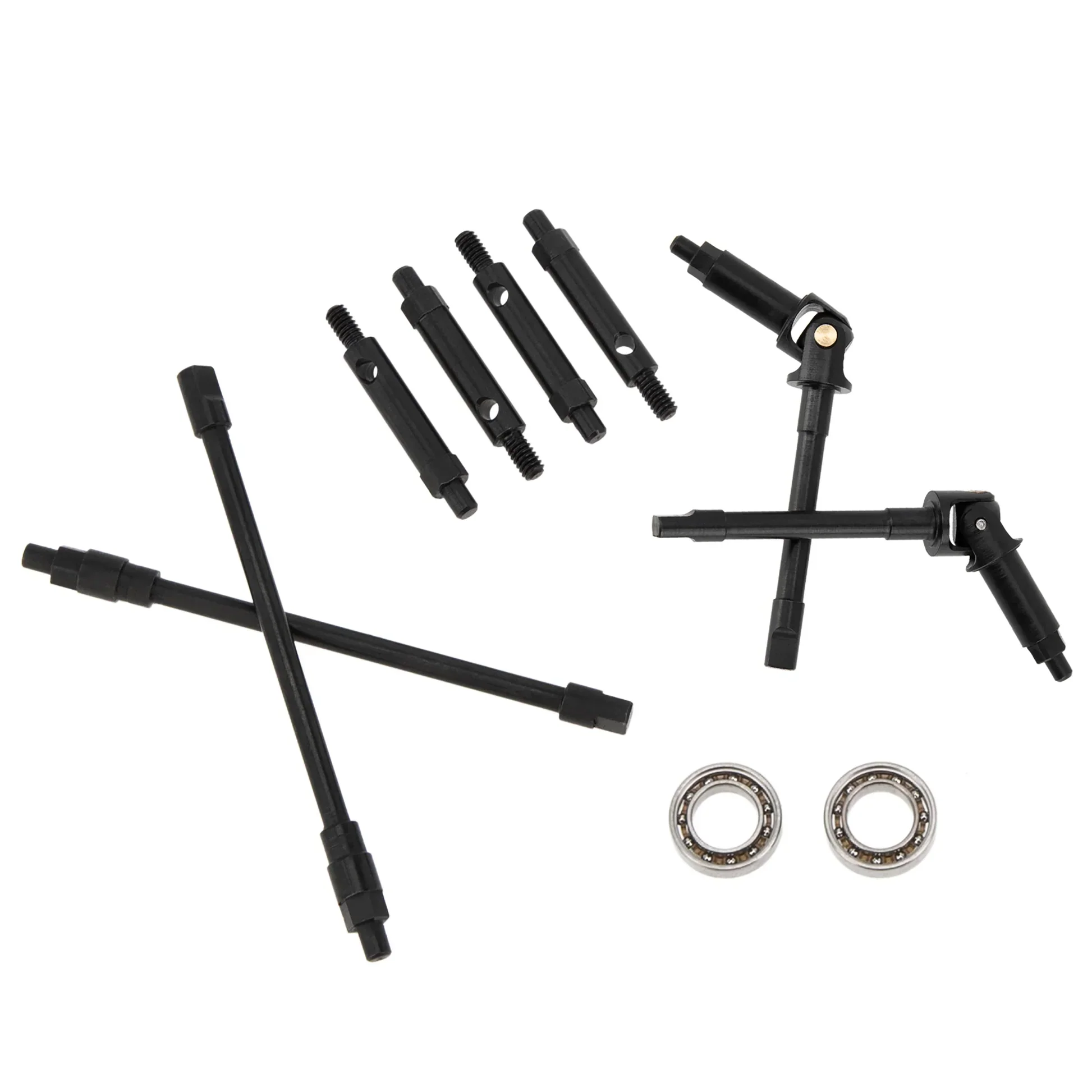 MEUS Racing Universal Joint Drive Shaft Cross Knot CVD Drive Kit for SCX24 MEUS Component Portal Axles - Image 2