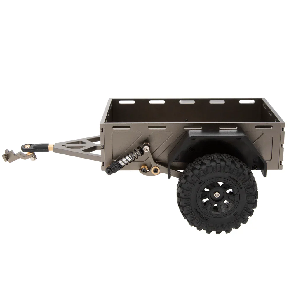 MEUS RACING Utility Trailer Car with Hitch for 1/18 TRX4M - COFFEE - Image 3