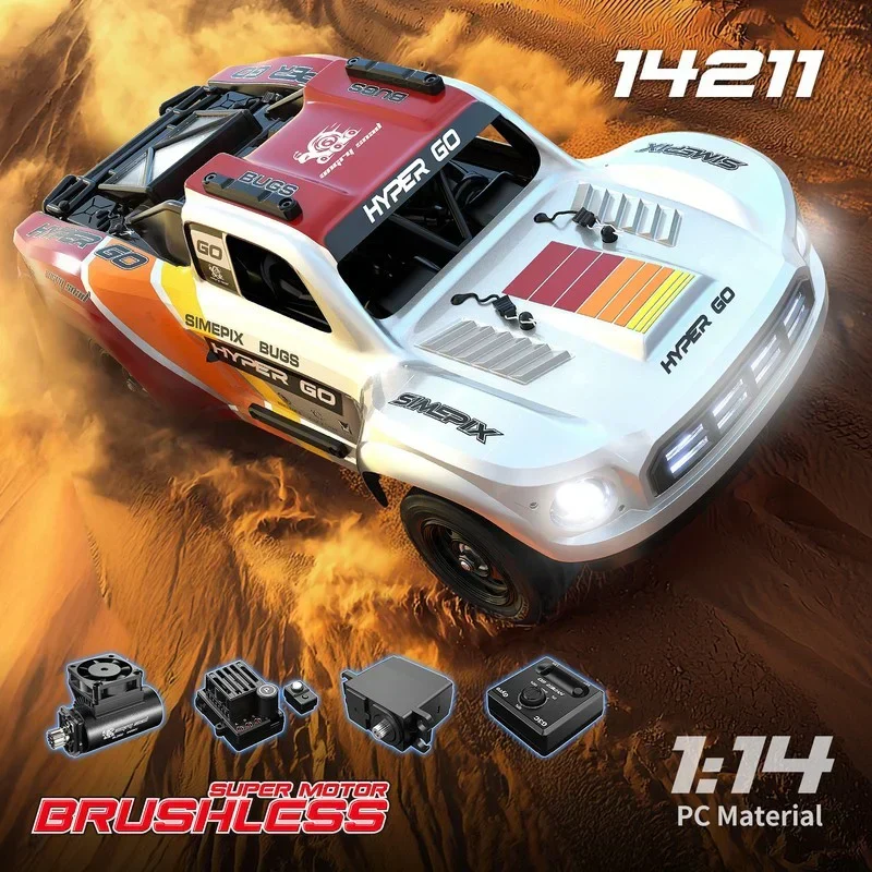 MJX Hyper Go 14211 1/14 Brushless Short Course RC Truck - Image 2