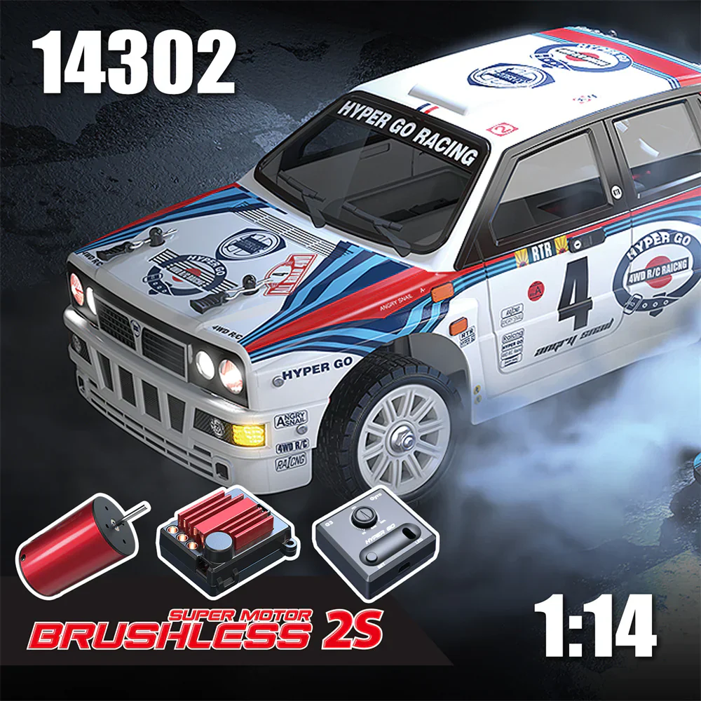 MJX Hyper Go 14302 1:14 RC Car 2.4G High Speed Drift Rally Car Brushless 4WD Off-Road - Image 3