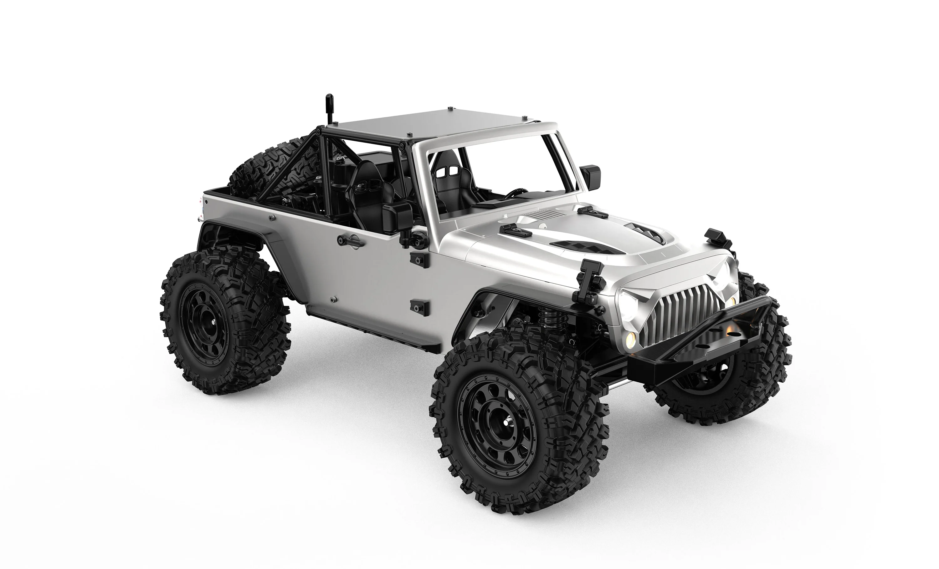 MJX Hyper Go H12Y+ 1/12 Scale RC Car High-Torque 3650 Brushless BLDC Motor Aluminum Shell - Silver - Image 2