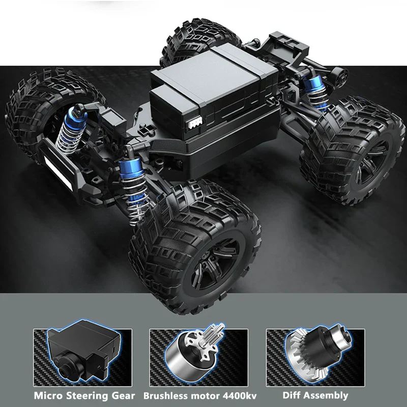 MJX Hyper Go RC Car 1/20 Scale 4WD 1806 Brushless Motor 39km/h - Image 4