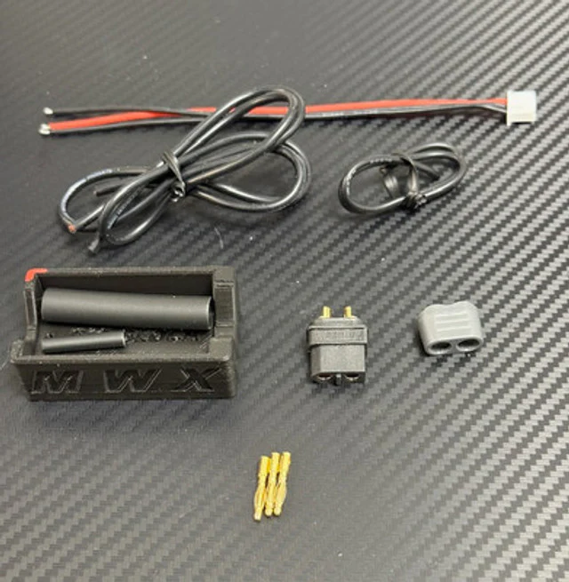 MWX DIY 350 HIGH FLOW CHARGE CABLE AND BATTERY BOX