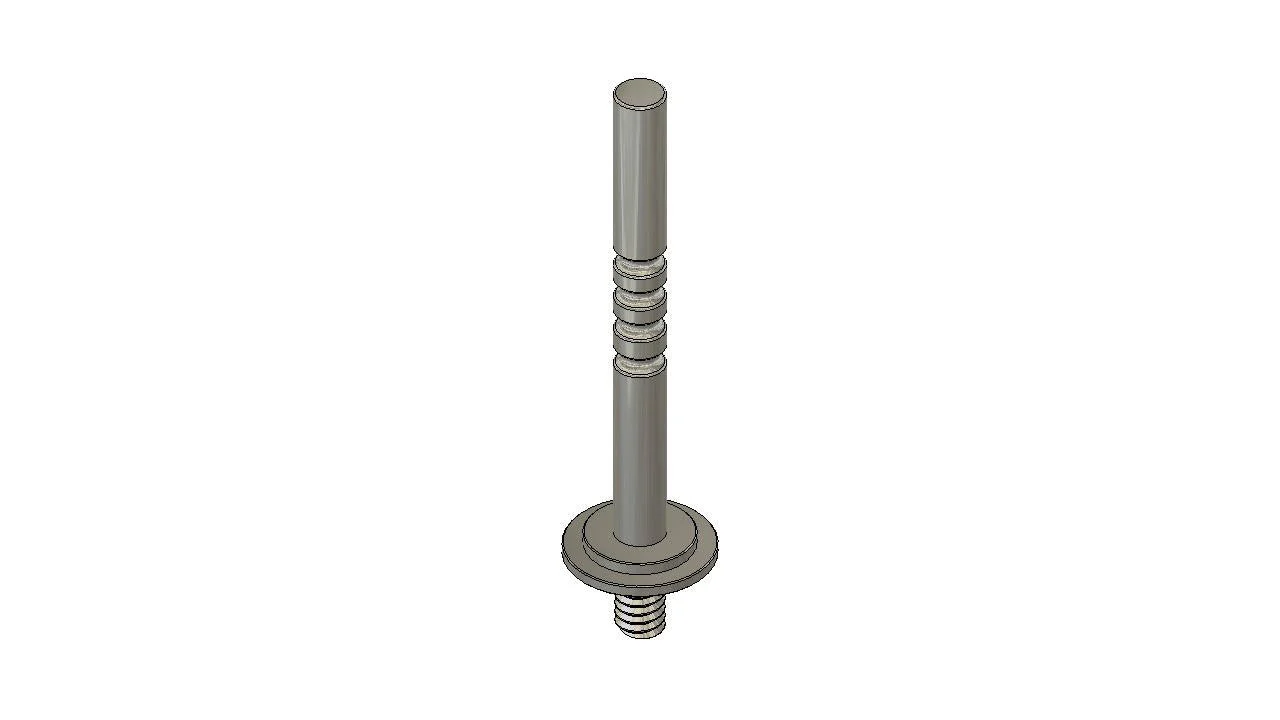 MWX Plated Center Shock Shaft