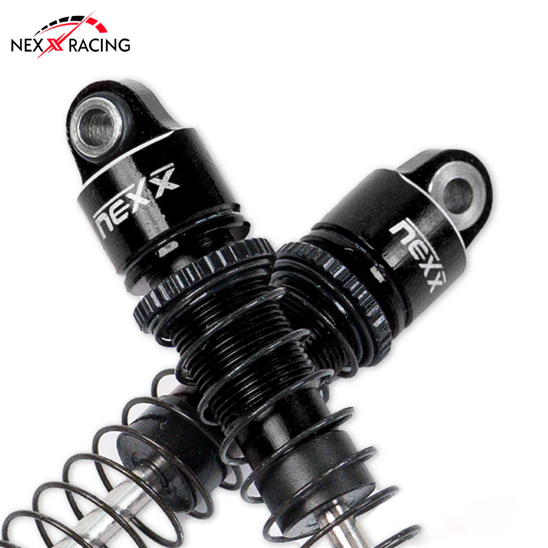 Nexx Racing 53mm Oil shocks (6pcs) for Hobby Plus 1/18 ARKTOS 6X6 - BLACK - Image 2
