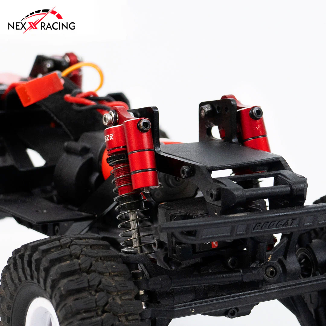 Nexx Racing 53mm Reservoir shocks (4pcs) for 1/18 RC Crawler Redcat Ascent18 - BLUE - Image 4