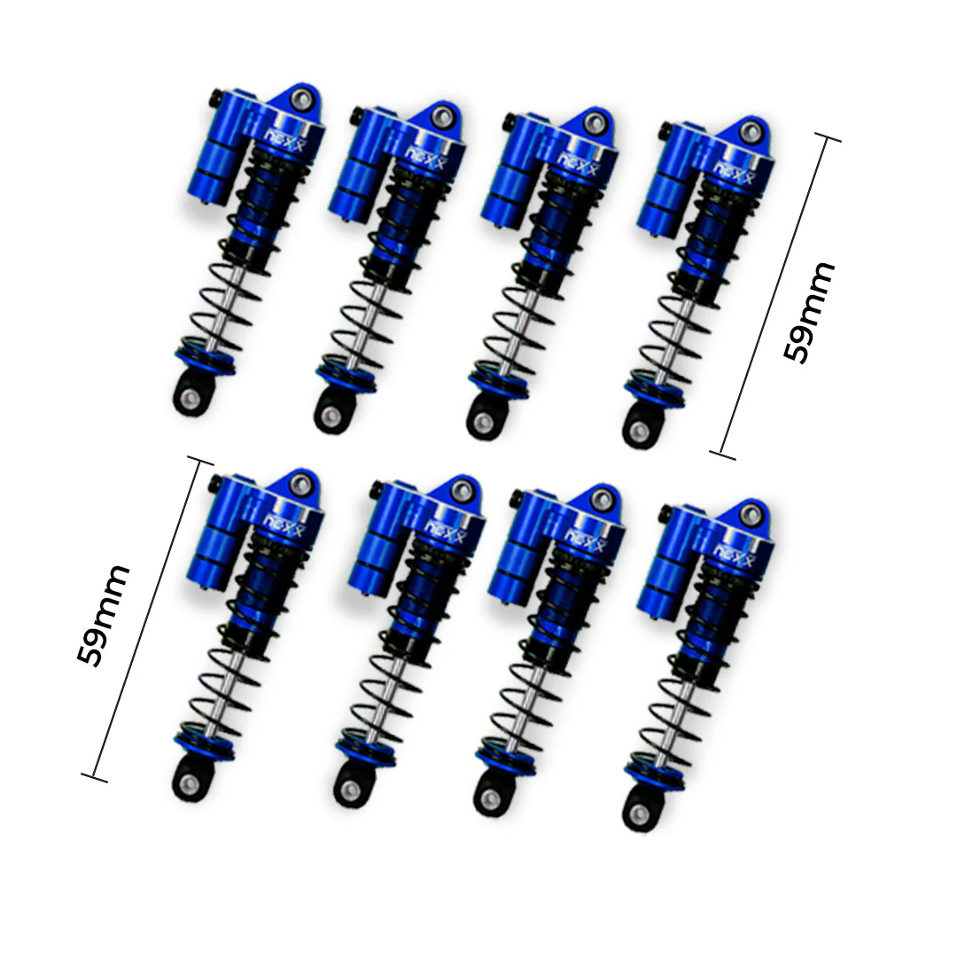 Nexx Racing 53mm Reservoir shocks (8pcs) for Terranaut 8x8 - Image 3